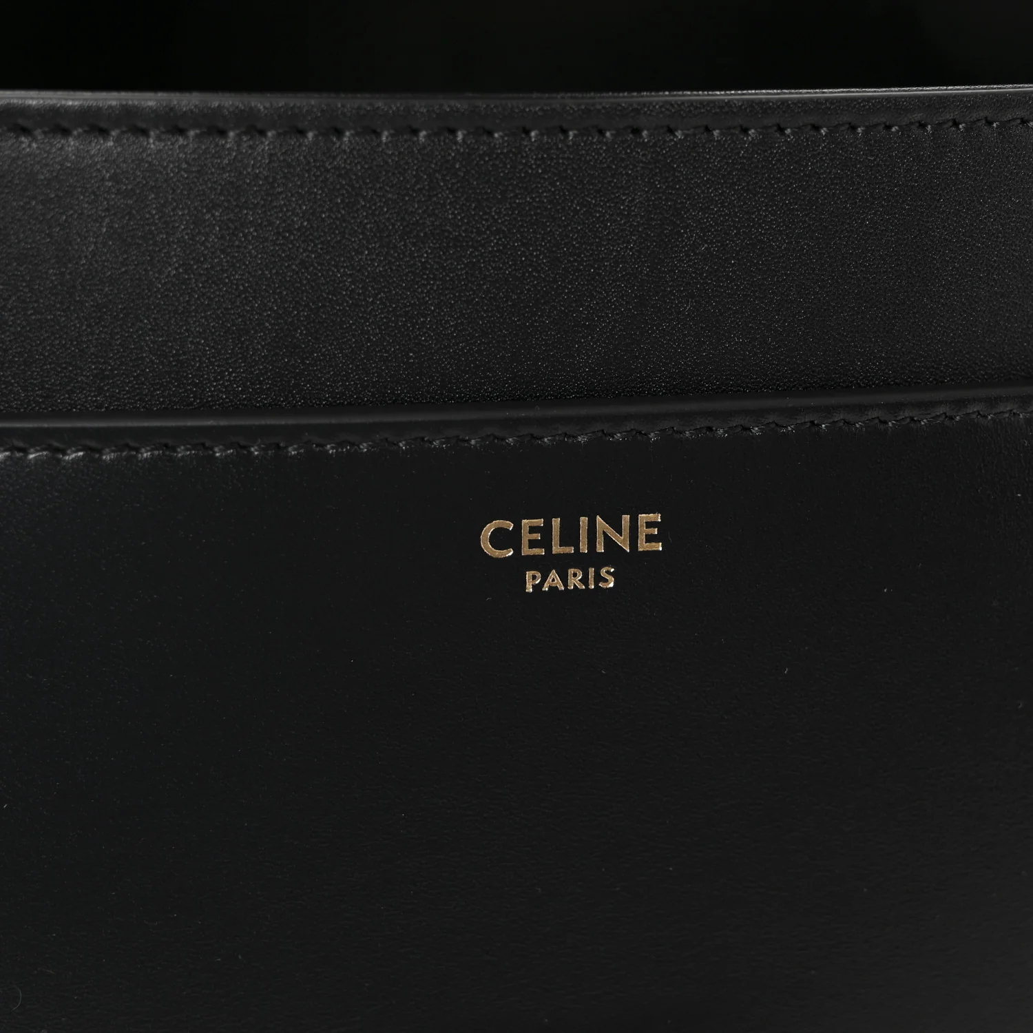Satinated Calfskin Medium 16 Top Handle Bag Black - Image 6