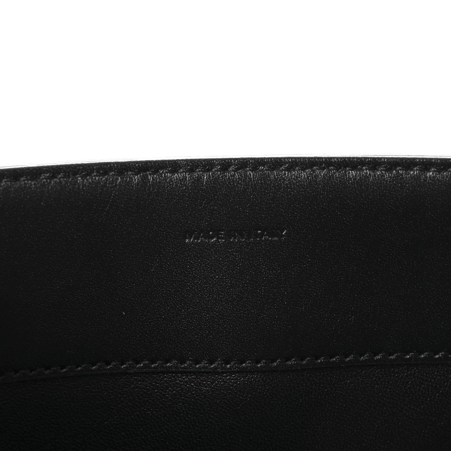 Satinated Calfskin Medium 16 Top Handle Bag Black - Image 7