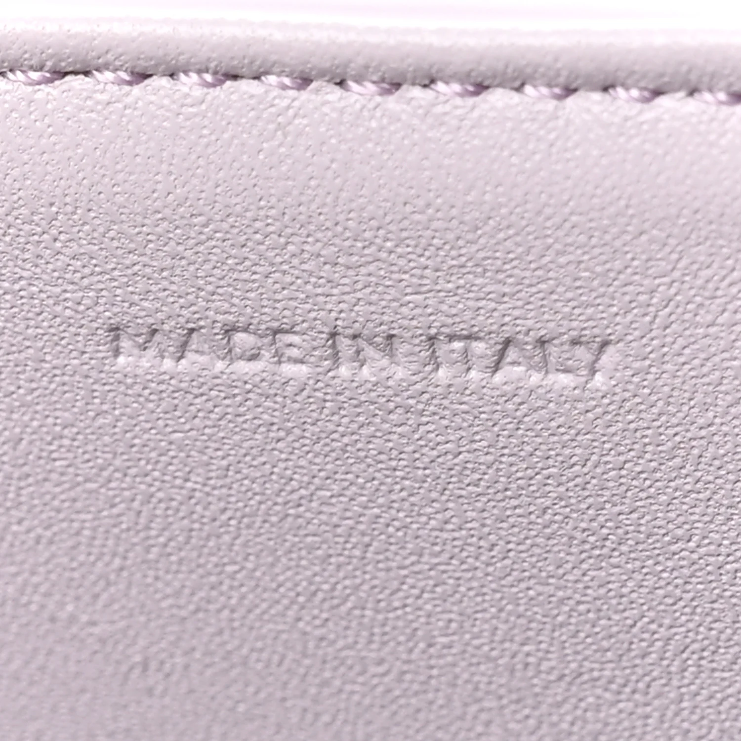 Satinated Calfskin Mini 16 Top Handle Bag Lilac - Image 6