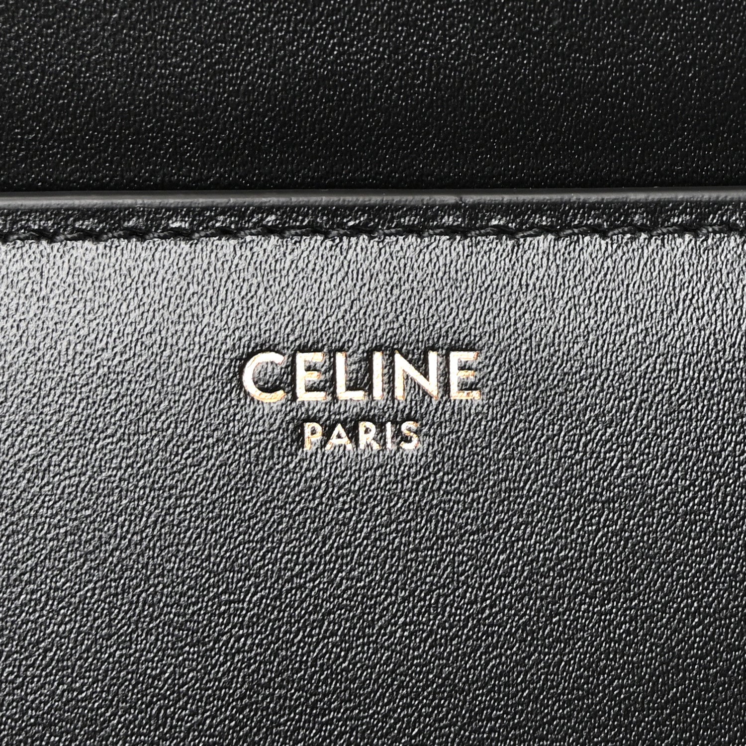 Satinated Calfskin Small 16 Top Handle Bag Black - Image 6