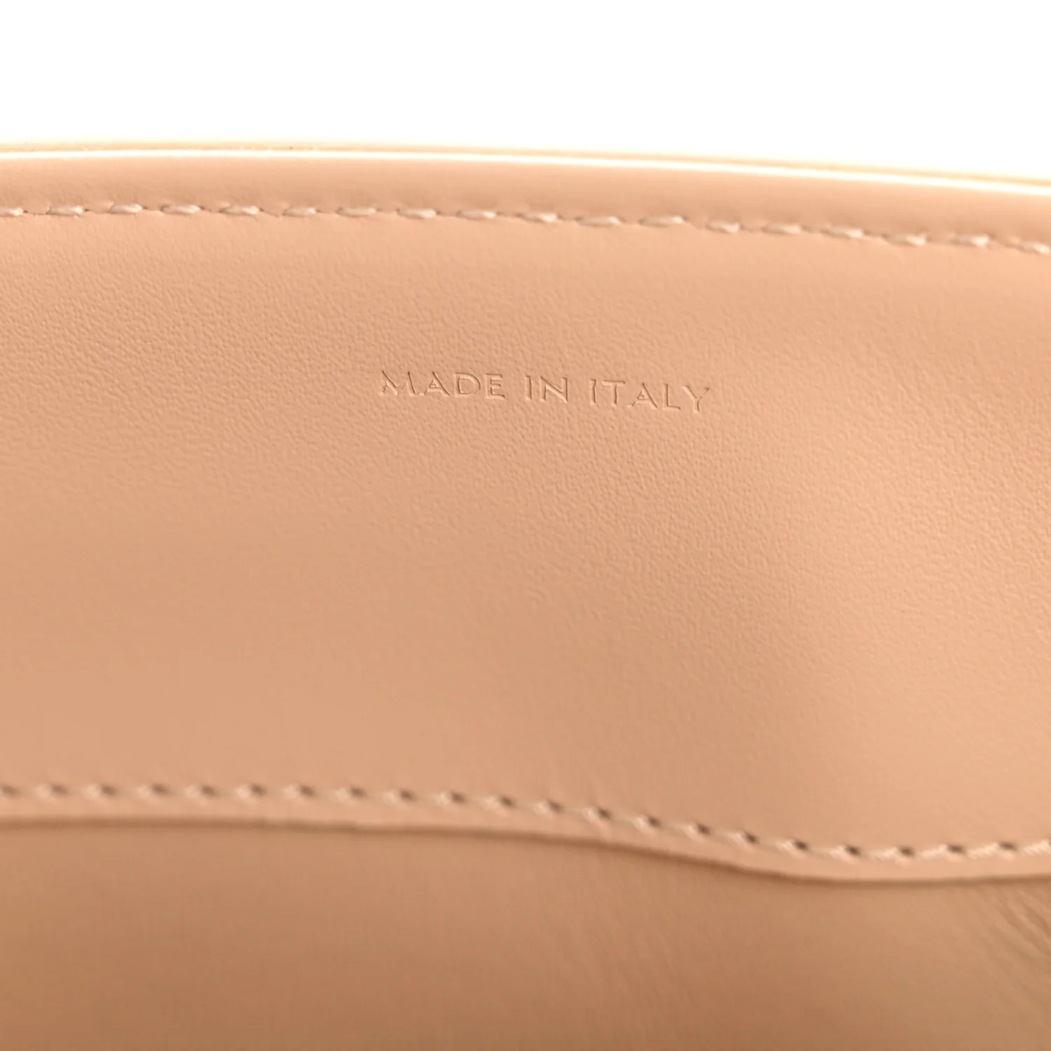 Satinated Calfskin Small 16 Top Handle Bag Nude - Image 7