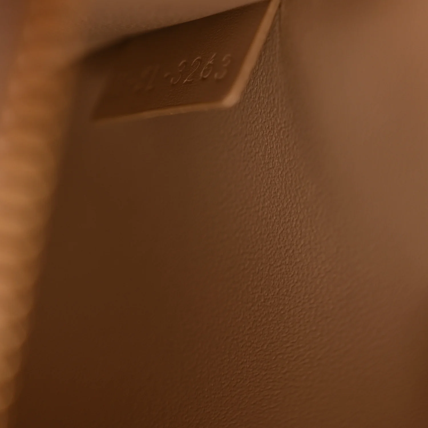 Satinated Calfskin Small 16 Top Handle Bag Nude - Image 8