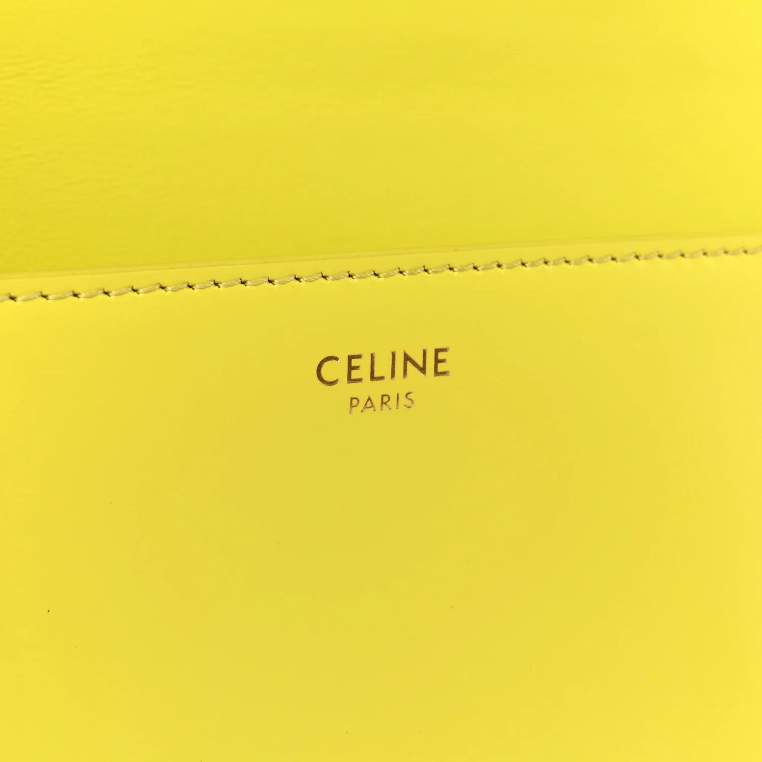 Shiny Calfskin Cuir Triomphe Chain Shoulder Bag Anis - Image 6