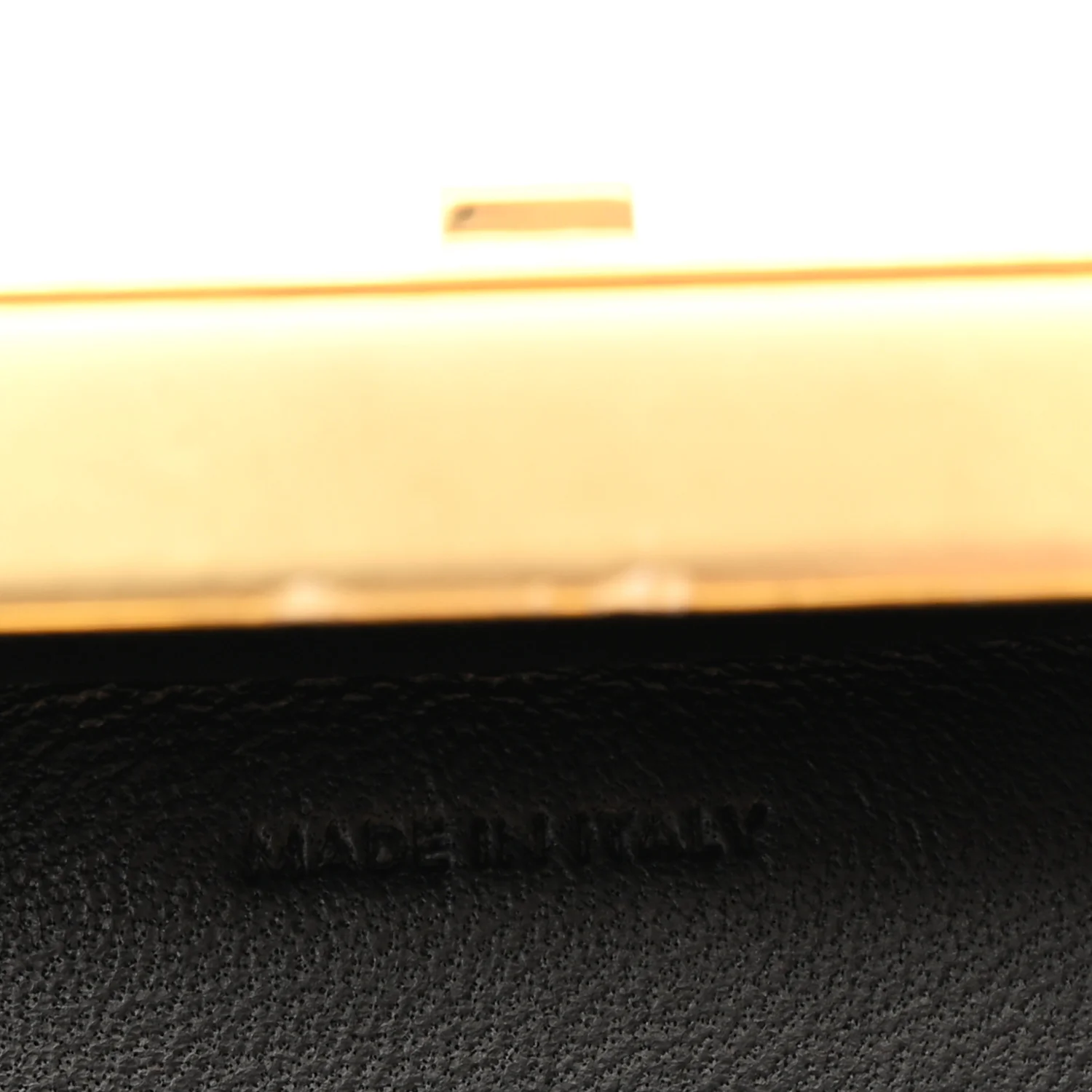 Shiny Calfskin Lana Triomphe Minaudiere Black - Image 13