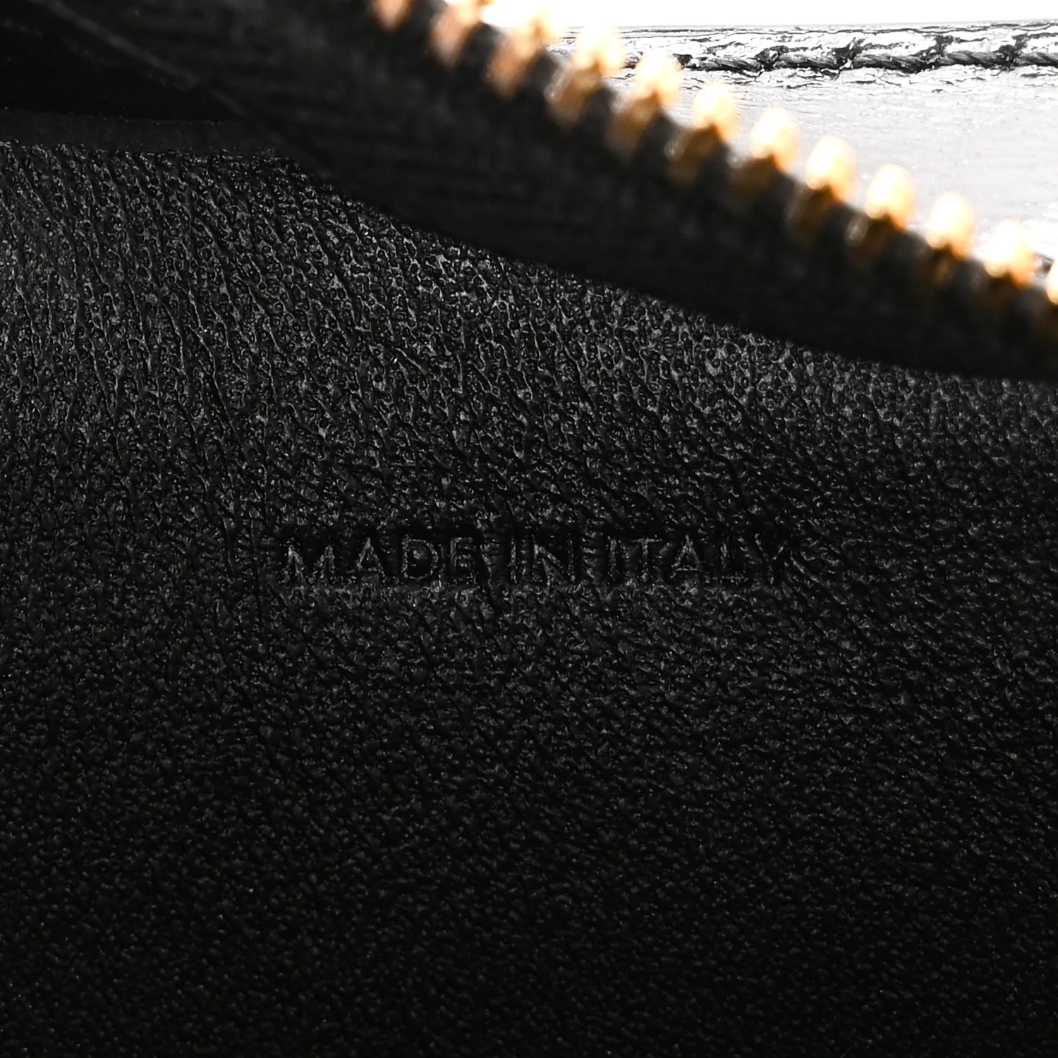 Shiny Calfskin Medium Croque Bag Black - Image 6