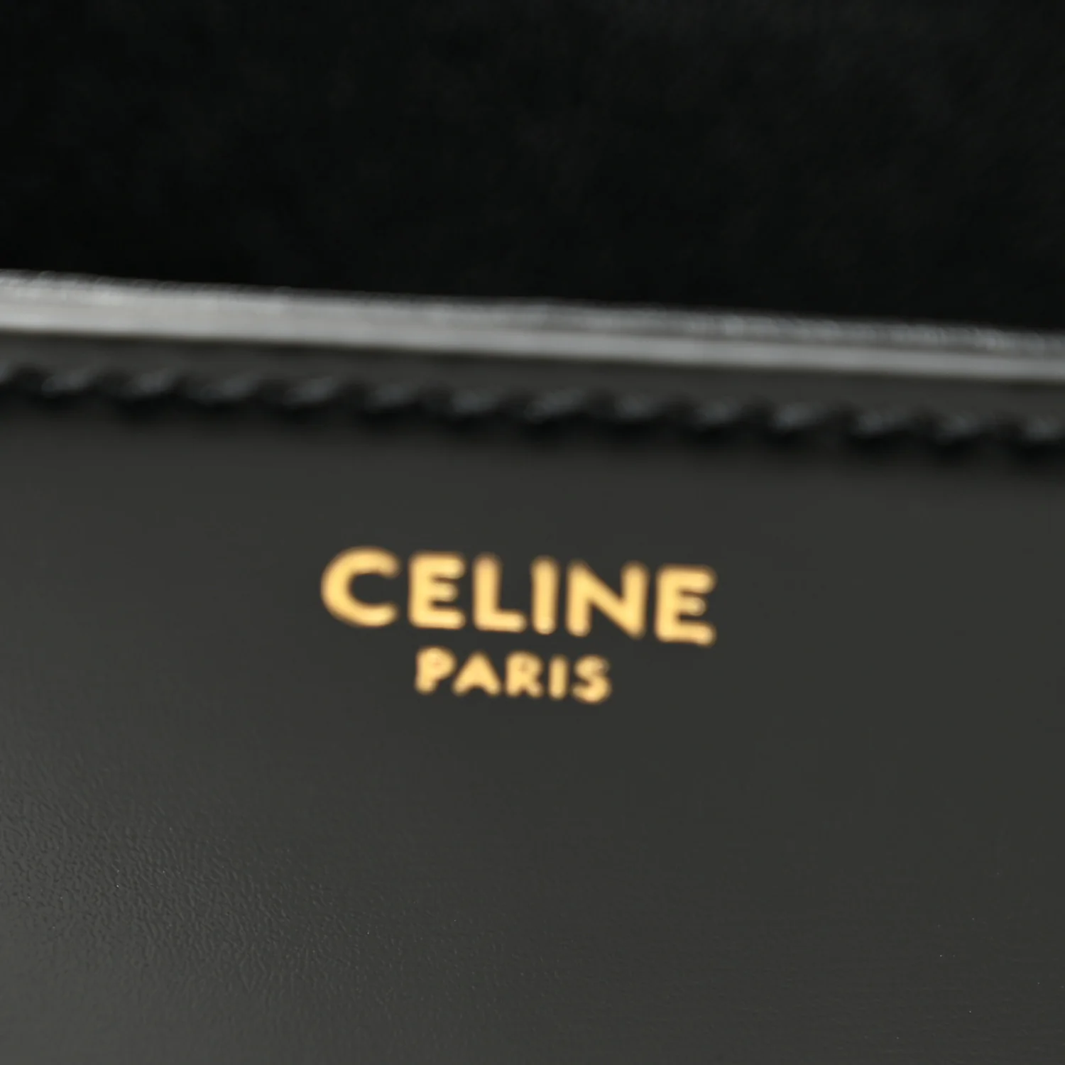 Shiny Calfskin Medium Triomphe Black - Image 6