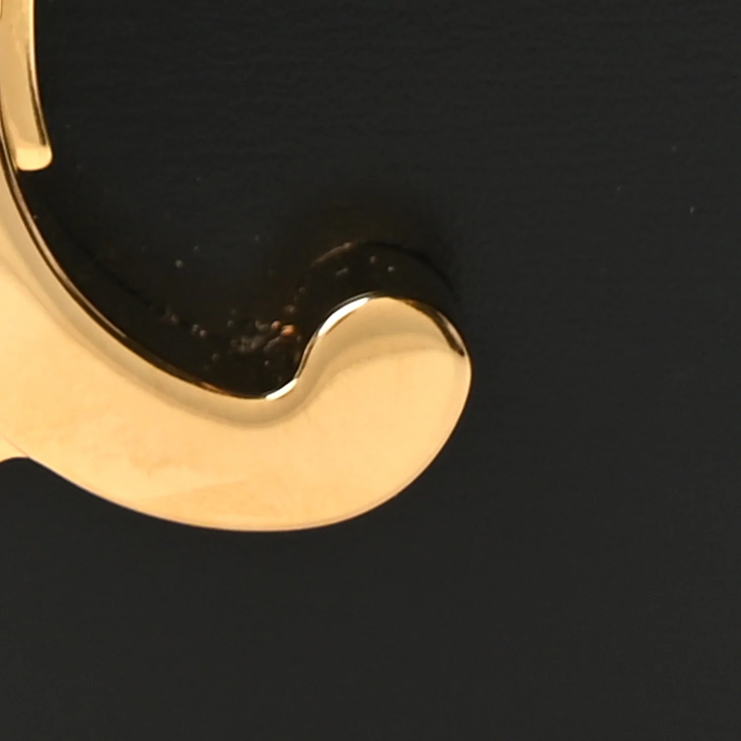 Shiny Calfskin Medium Triomphe Black - Image 8