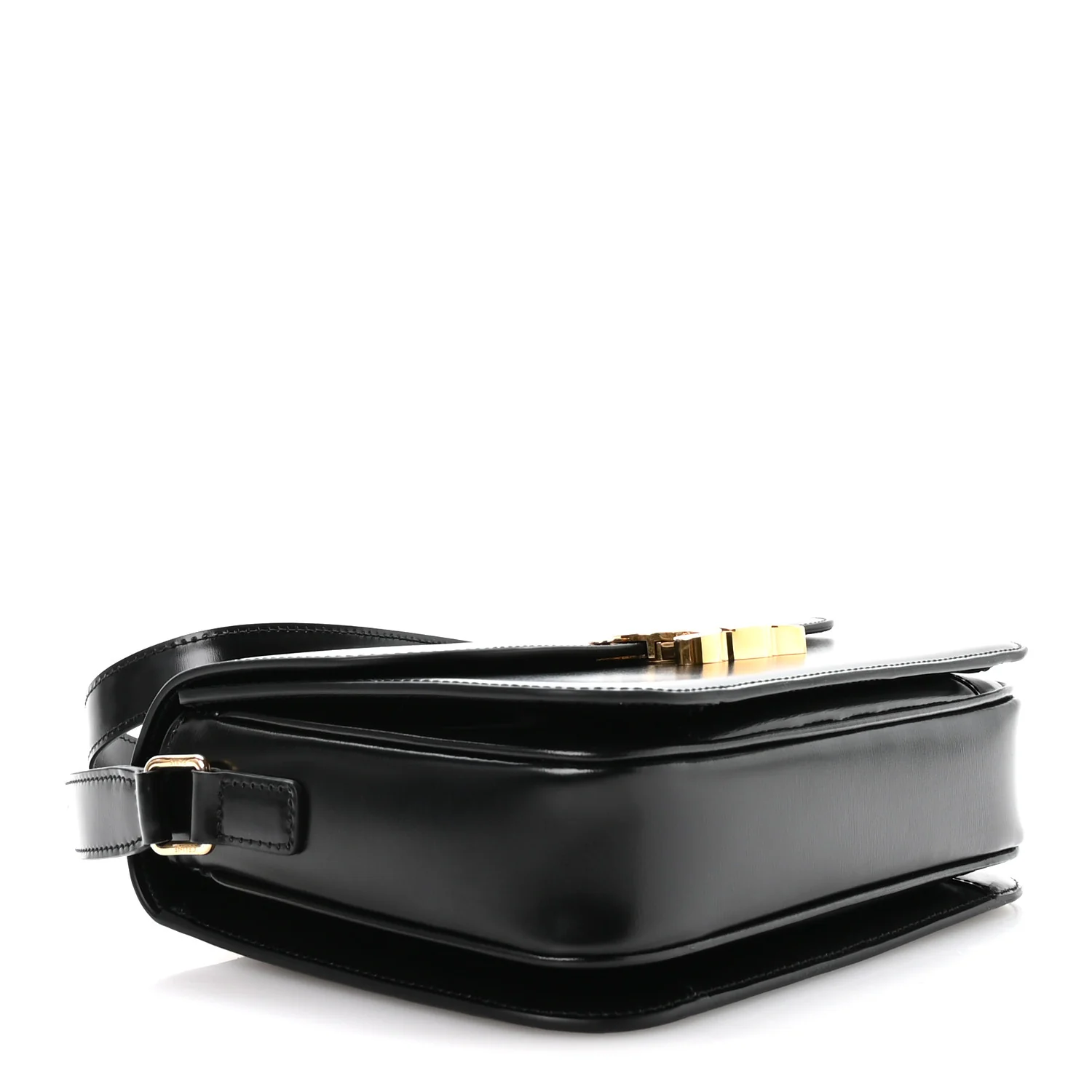 Shiny Calfskin Medium Triomphe Black - Image 4