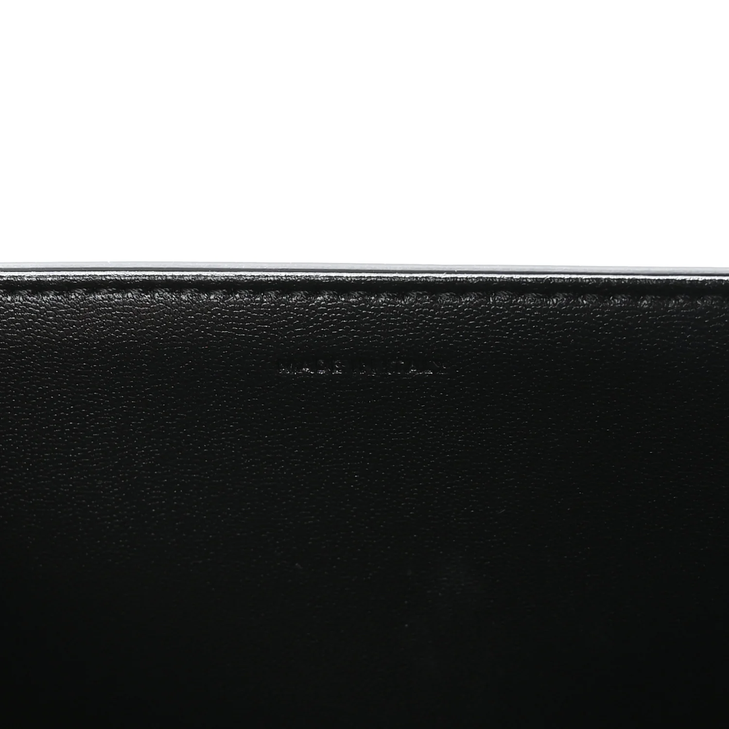 Shiny Calfskin Medium Triomphe Black - Image 7