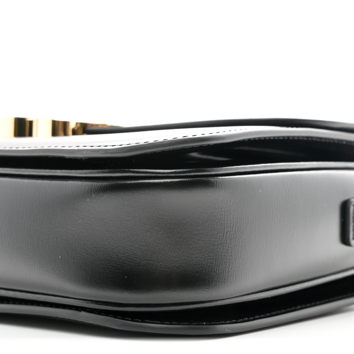 Shiny Calfskin Medium Triomphe Black - Image 10