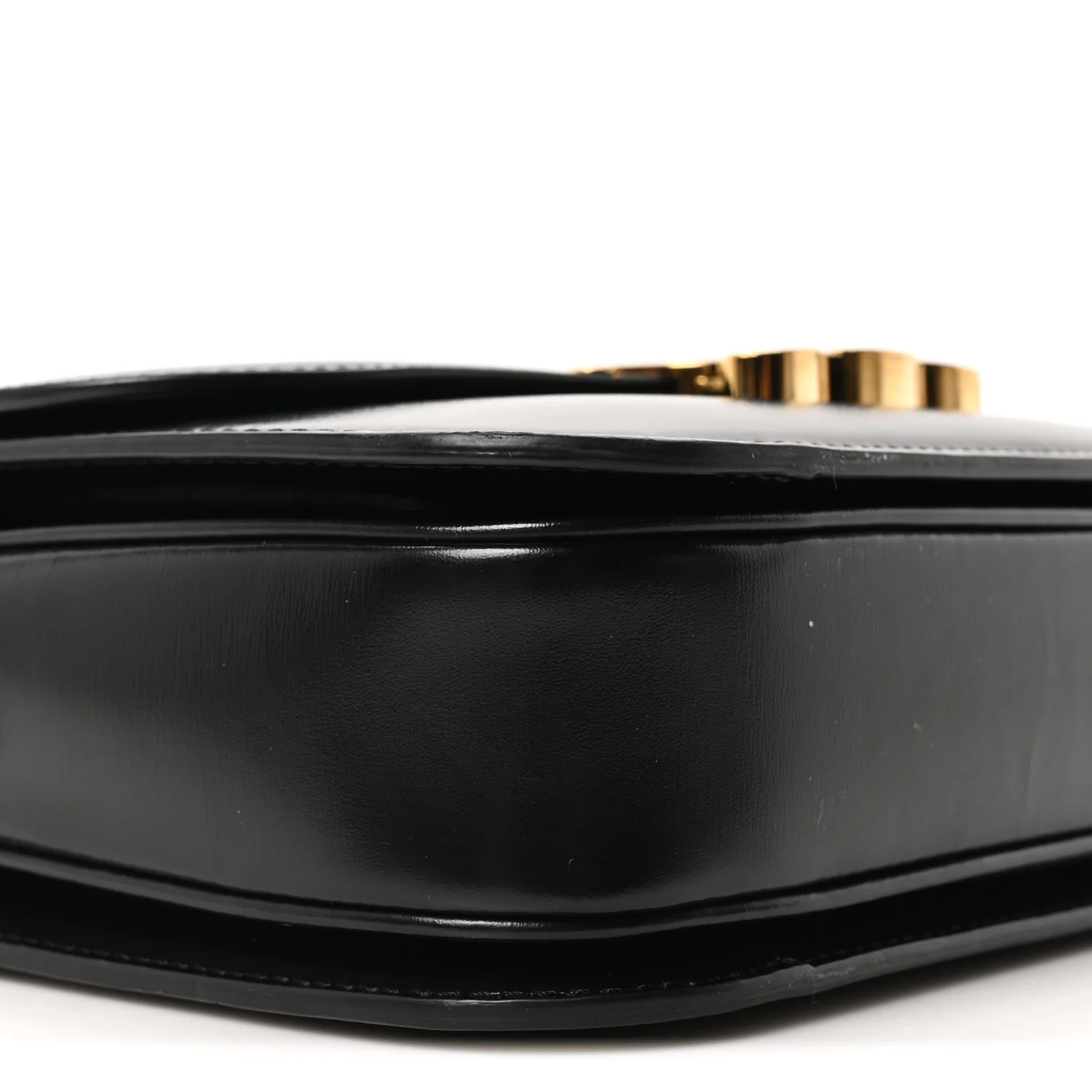 Shiny Calfskin Medium Triomphe Black - Image 9