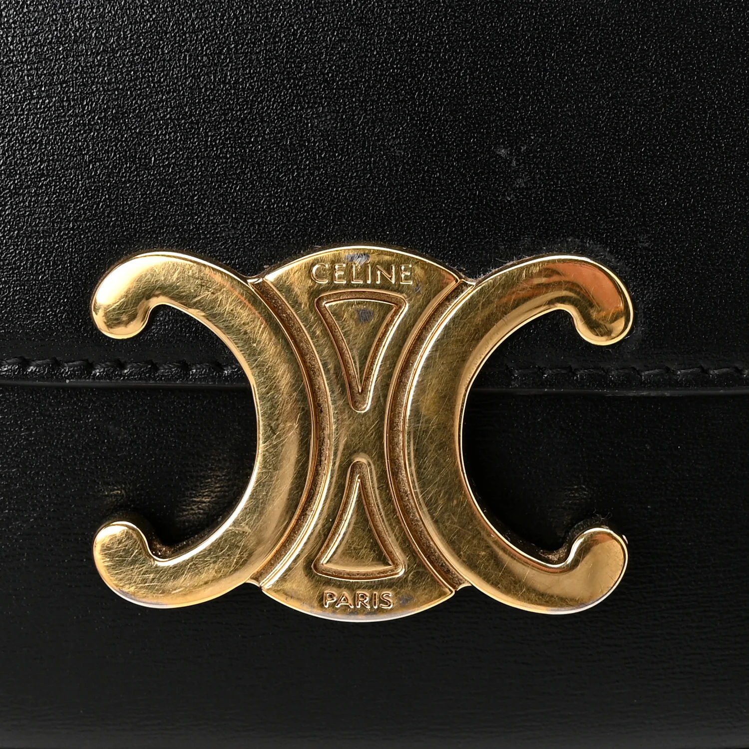 Shiny Calfskin Mini Claude Black - Image 12