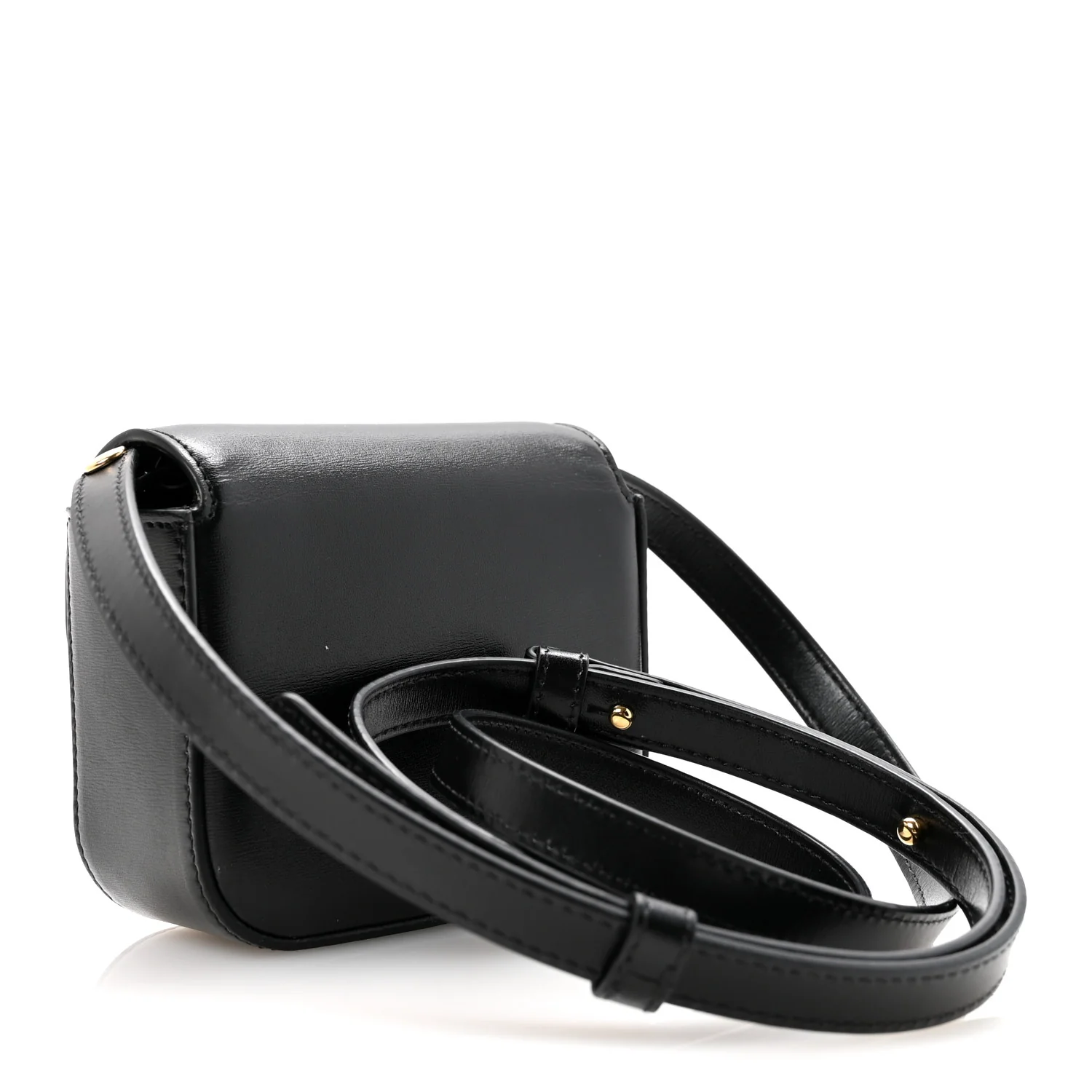 Shiny Calfskin Mini Claude Black - Image 3