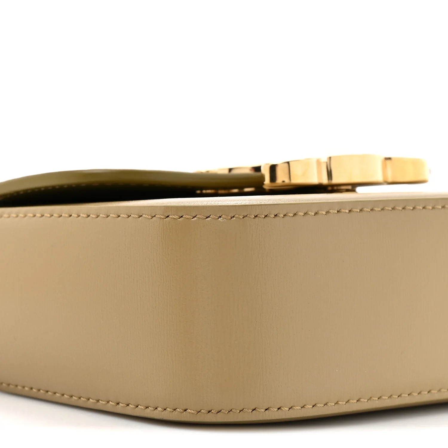 Shiny Calfskin Mini Triomphe Olive - Image 10