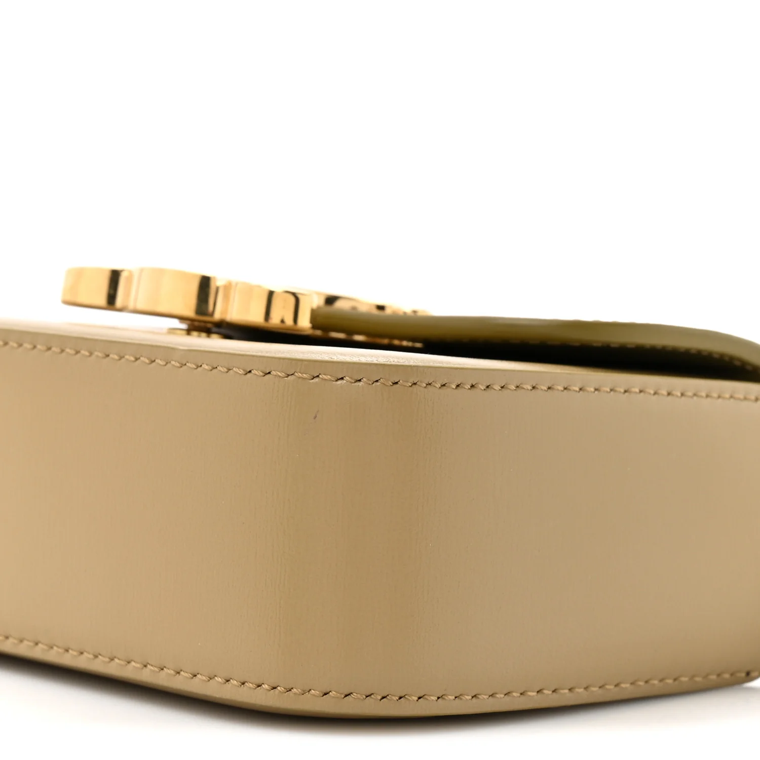 Shiny Calfskin Mini Triomphe Olive - Image 9