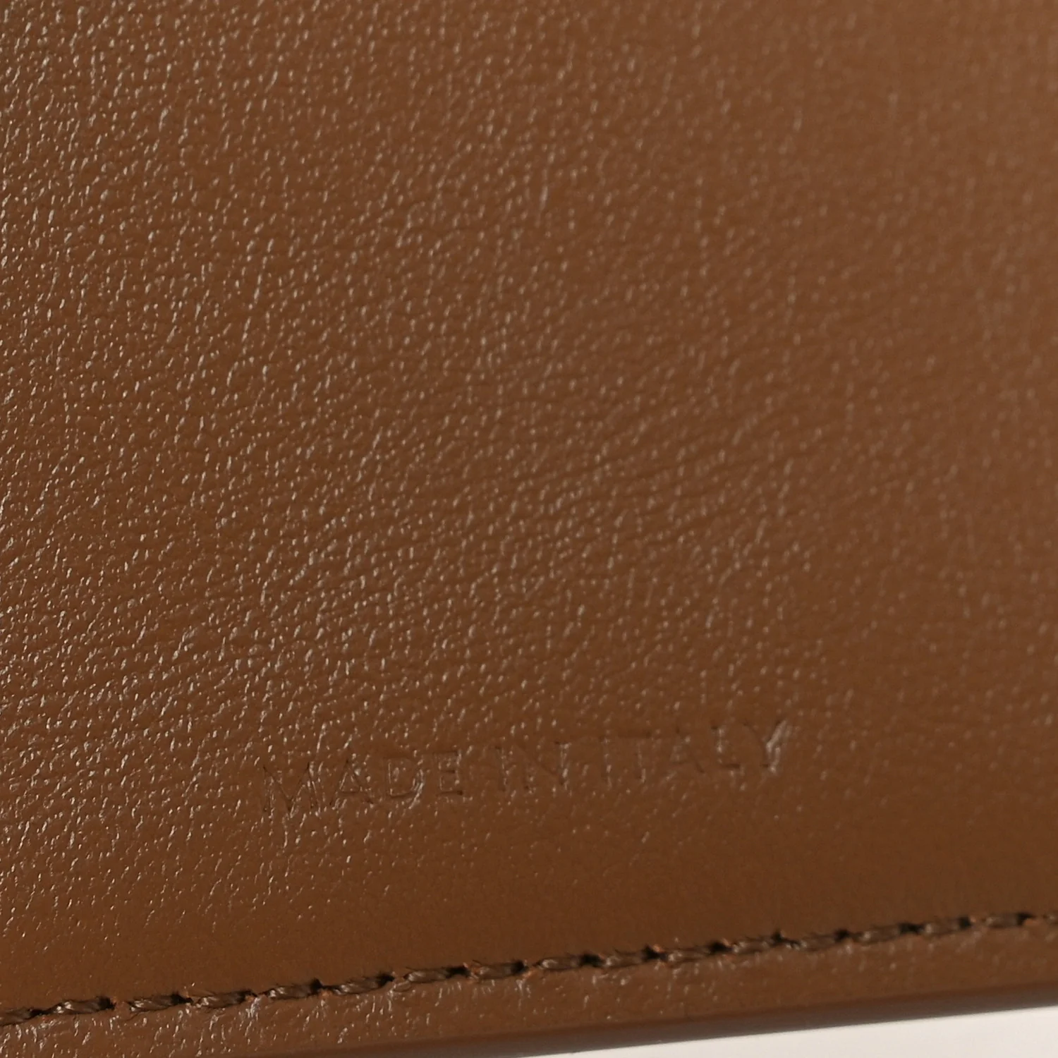 Shiny Calfskin Small Triomphe Wallet Pebble - Image 7