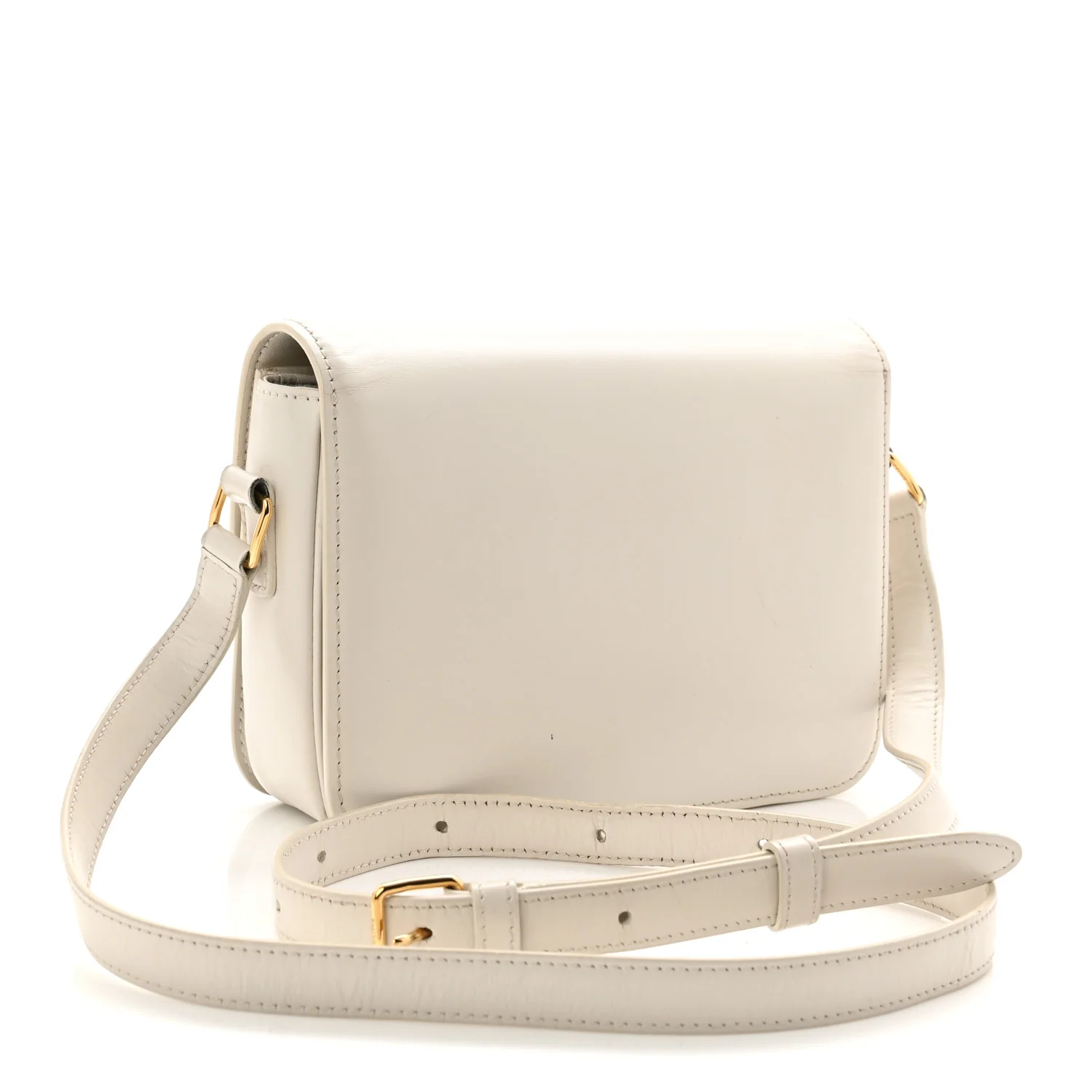 Shiny Calfskin Teen Triomphe Arctic White - Image 3