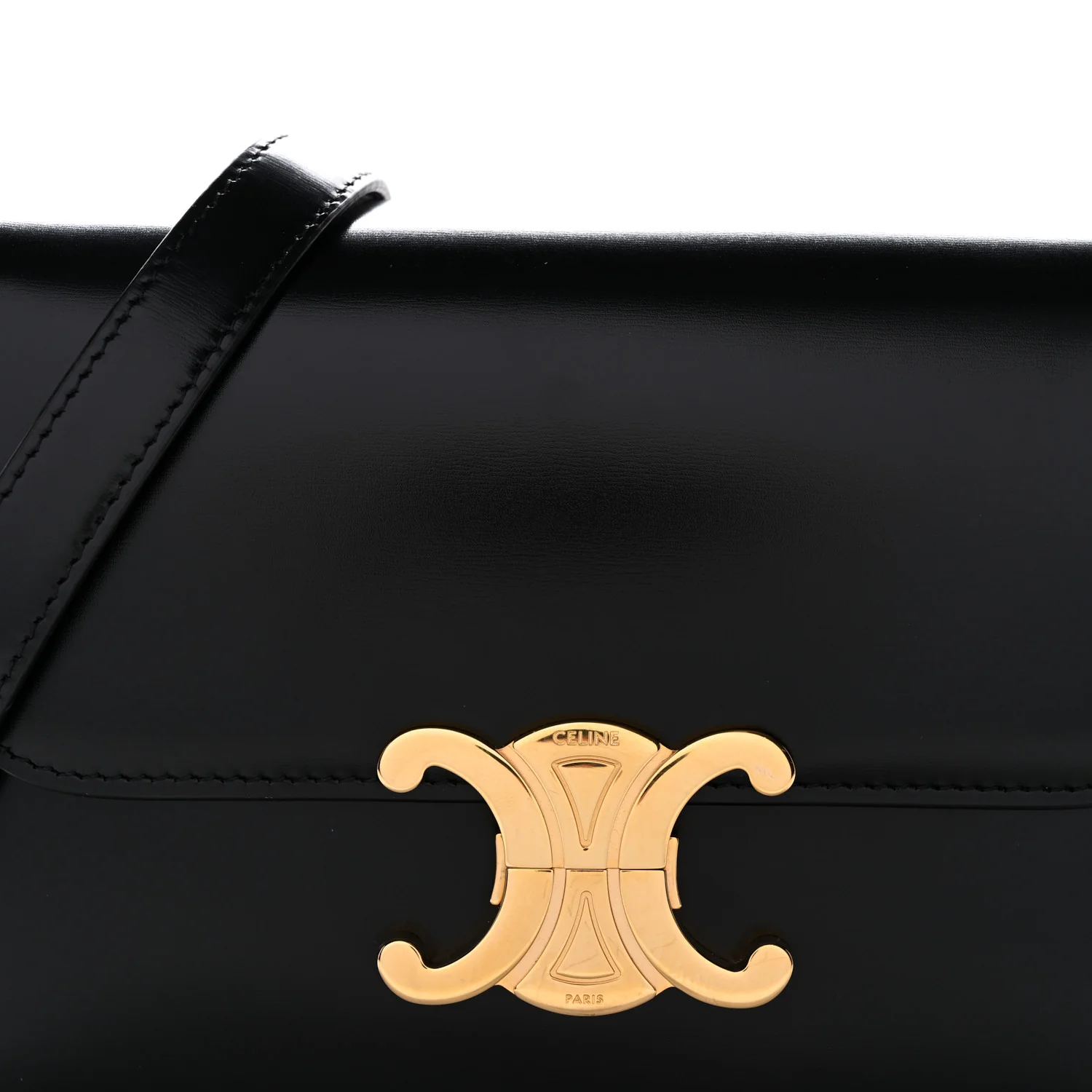 Shiny Calfskin Teen Triomphe Black - Image 8
