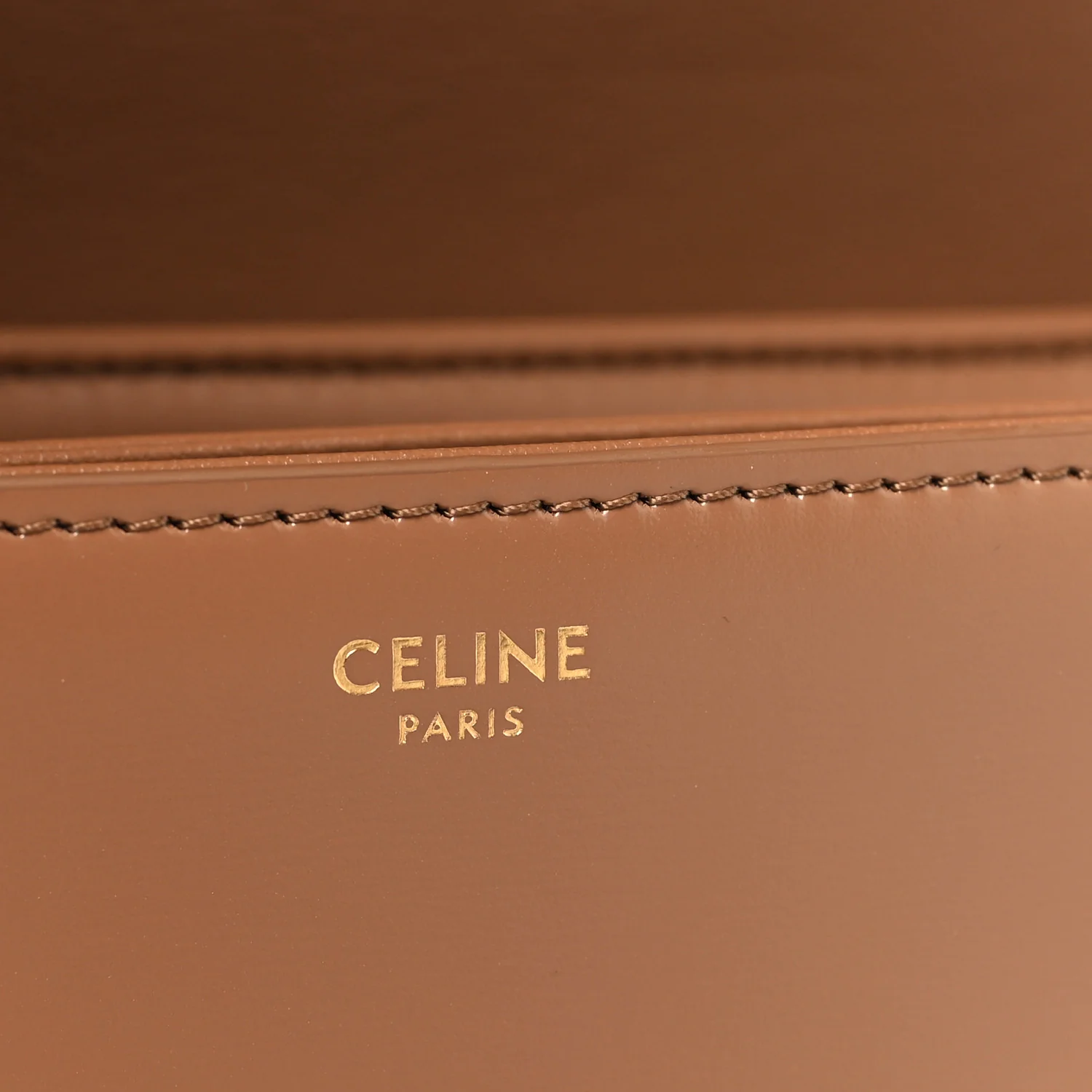 Shiny Calfskin Teen Triomphe Bronze - Image 7