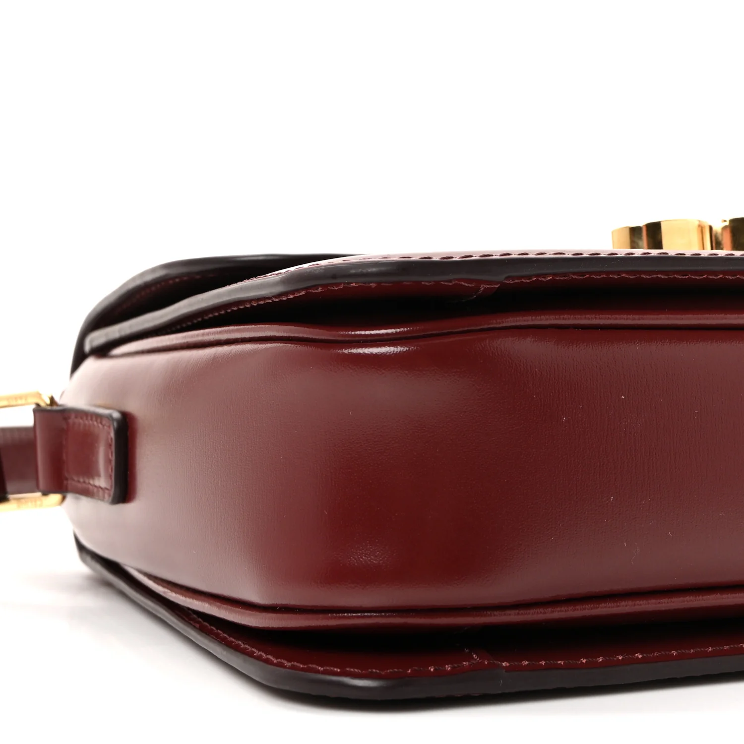 Shiny Calfskin Teen Triomphe Light Burgundy - Image 9