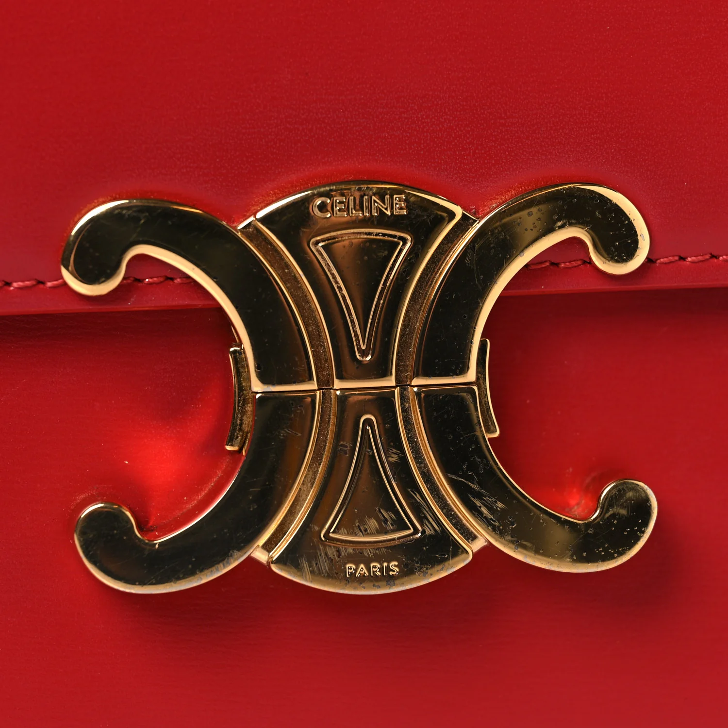 Shiny Calfskin Teen Triomphe Red - Image 10