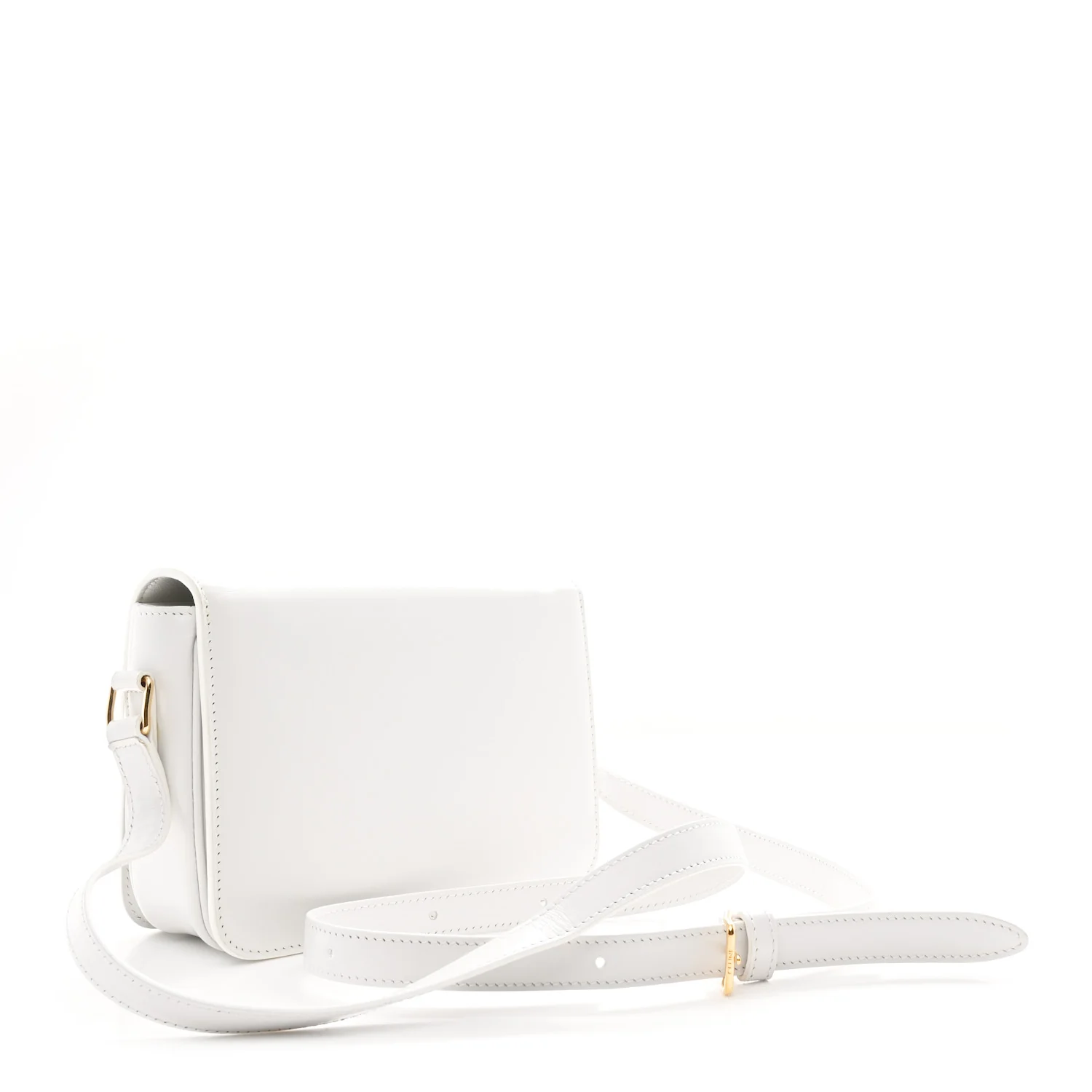 Shiny Calfskin Teen Triomphe White - Image 3