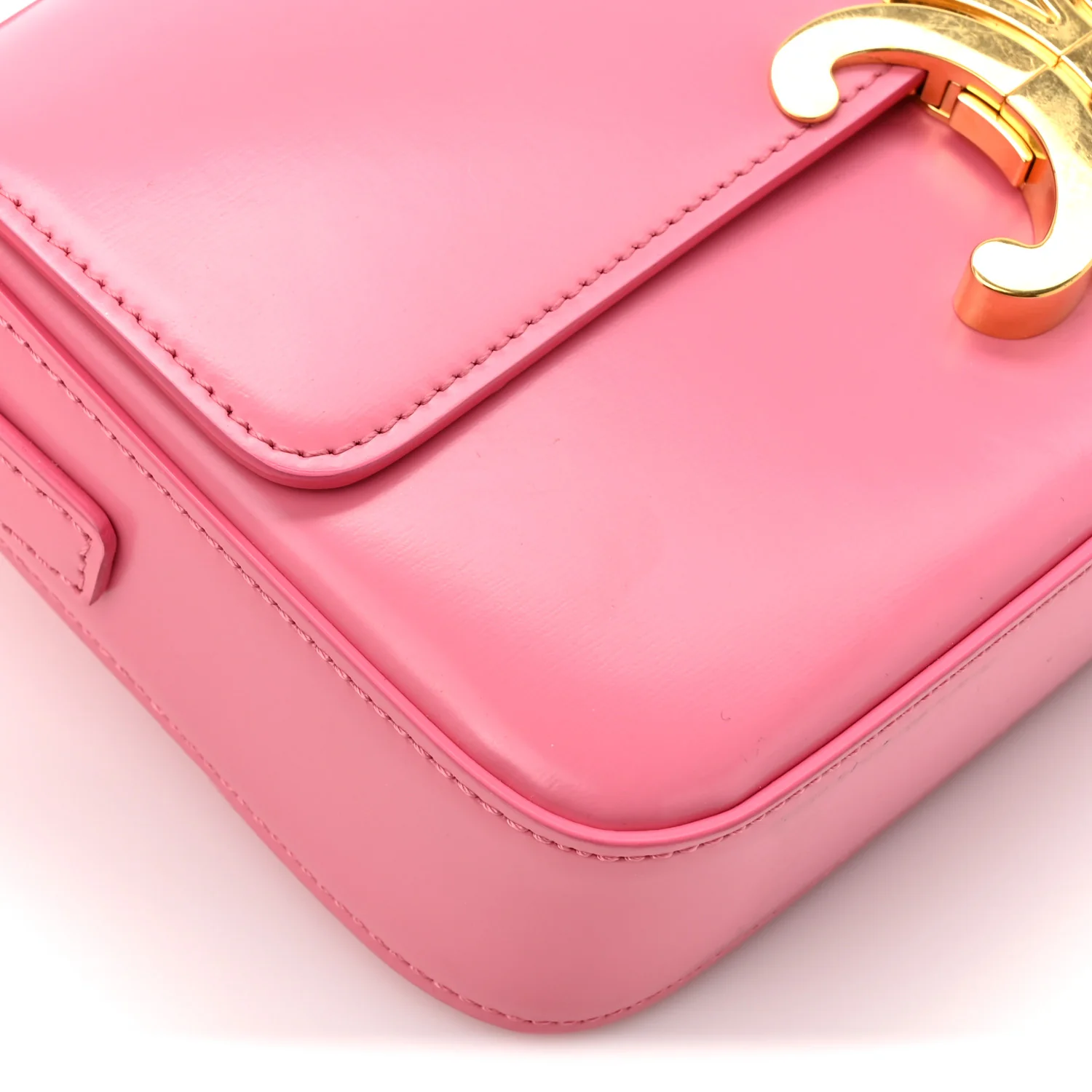 Shiny Calfskin Triomphe Flamingo - Image 12
