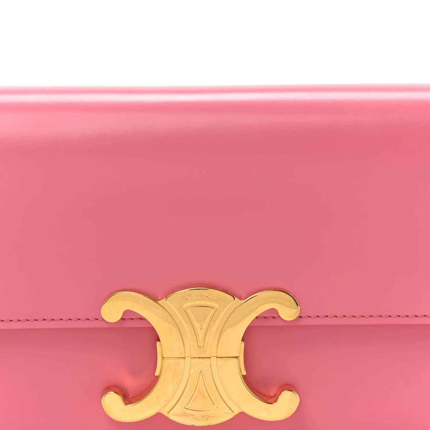 Shiny Calfskin Triomphe Flamingo - Image 8