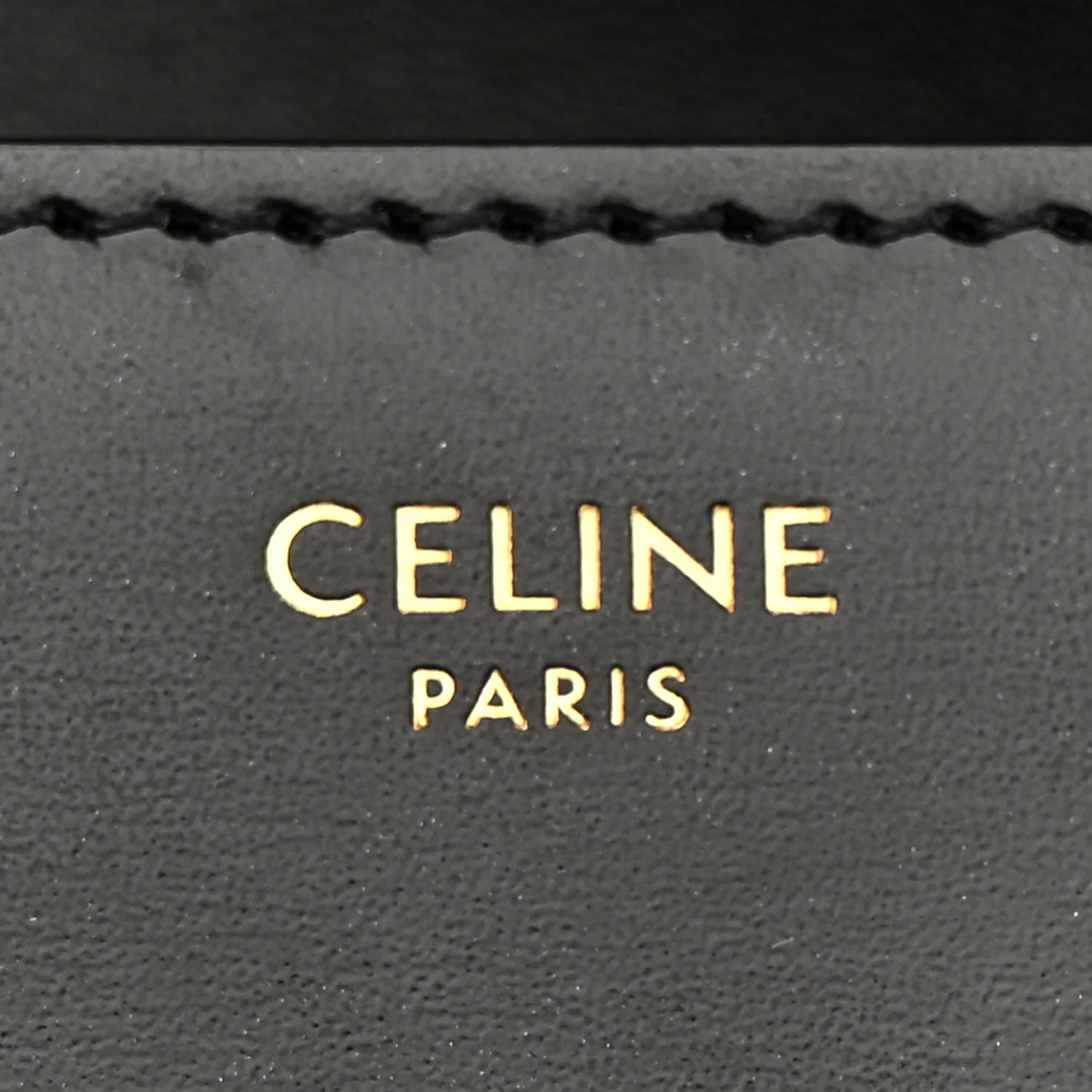 Shiny Calfskin Triomphe Shoulder Bag Black - Image 6