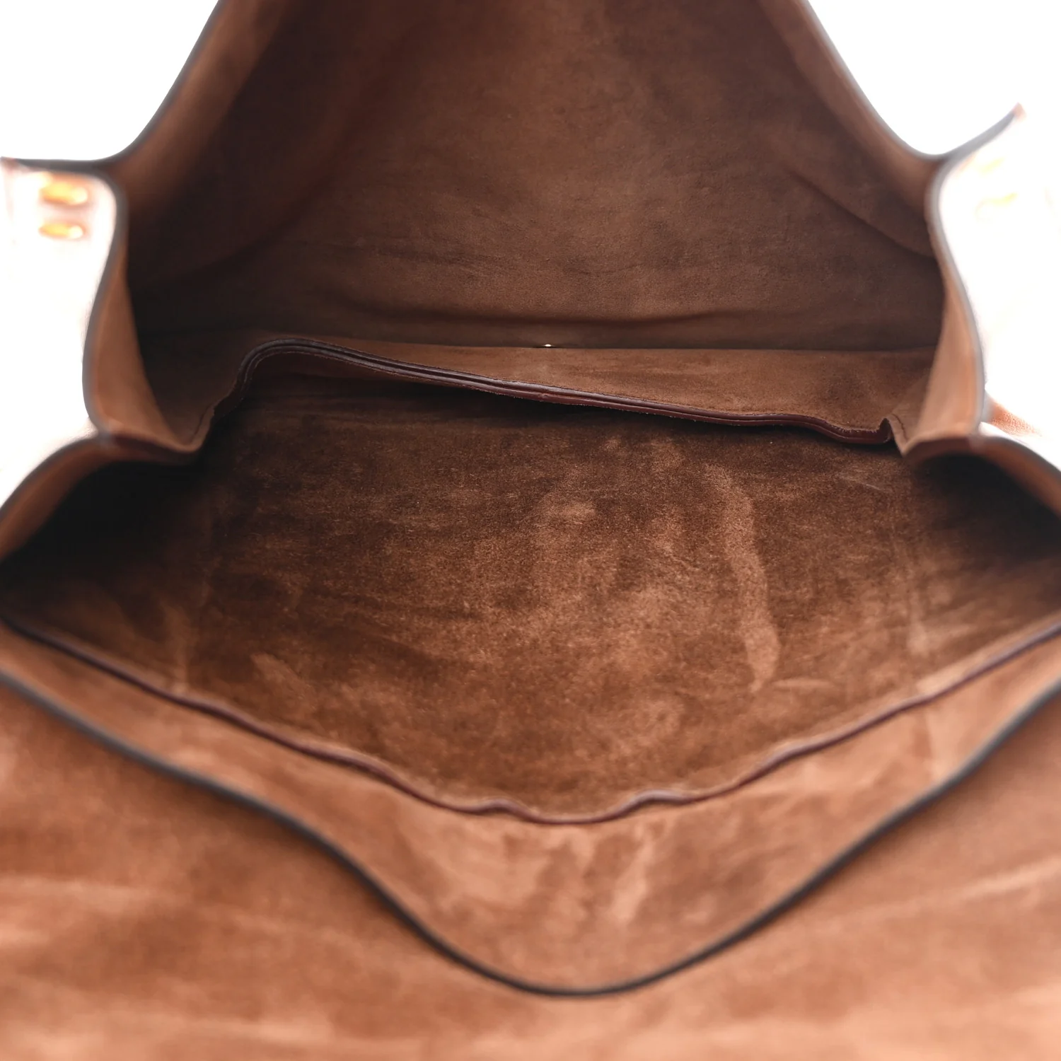 Shiny Lambskin Soft Triomphe Besace Bag Soft Tan - Image 5