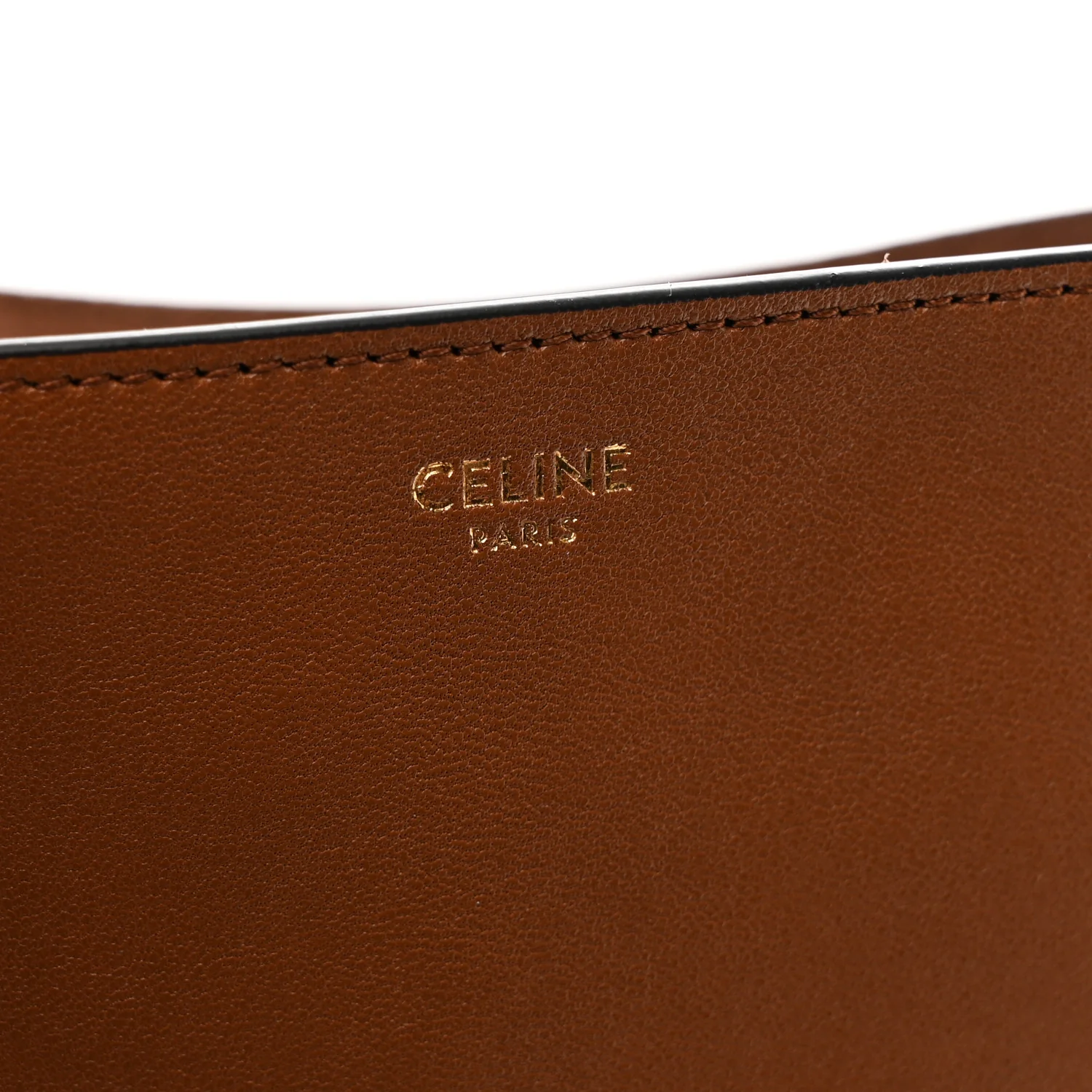 Shiny Lambskin Soft Triomphe Besace Bag Soft Tan - Image 6