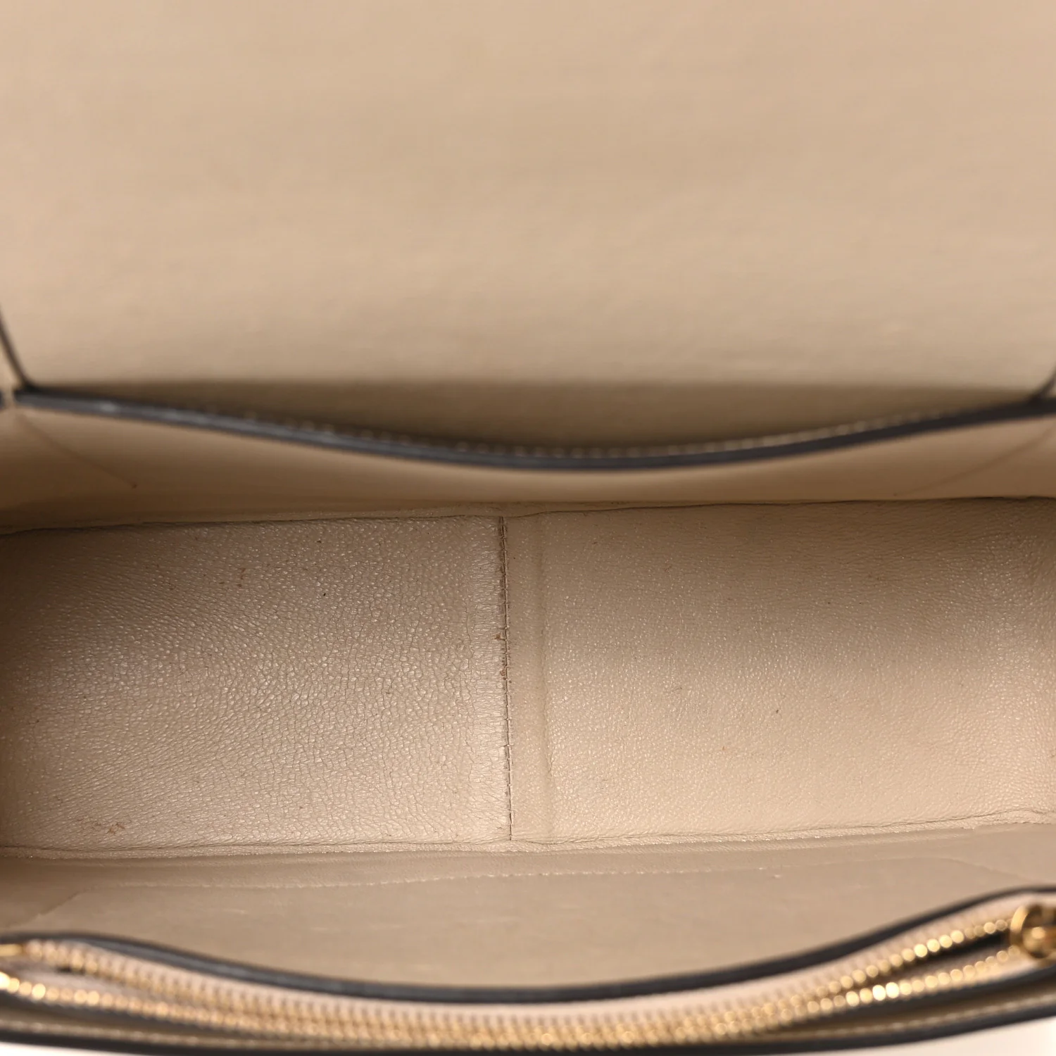 Shiny Smooth Calfskin Medium Frame Shoulder Bag Grege Storm - Image 5