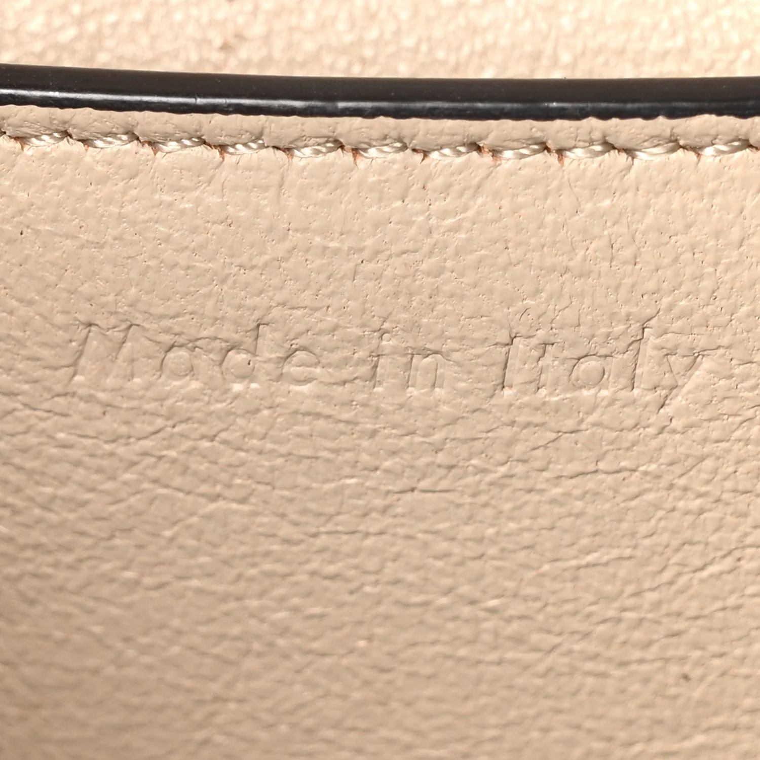 Shiny Smooth Calfskin Medium Frame Shoulder Bag Grege Storm - Image 7