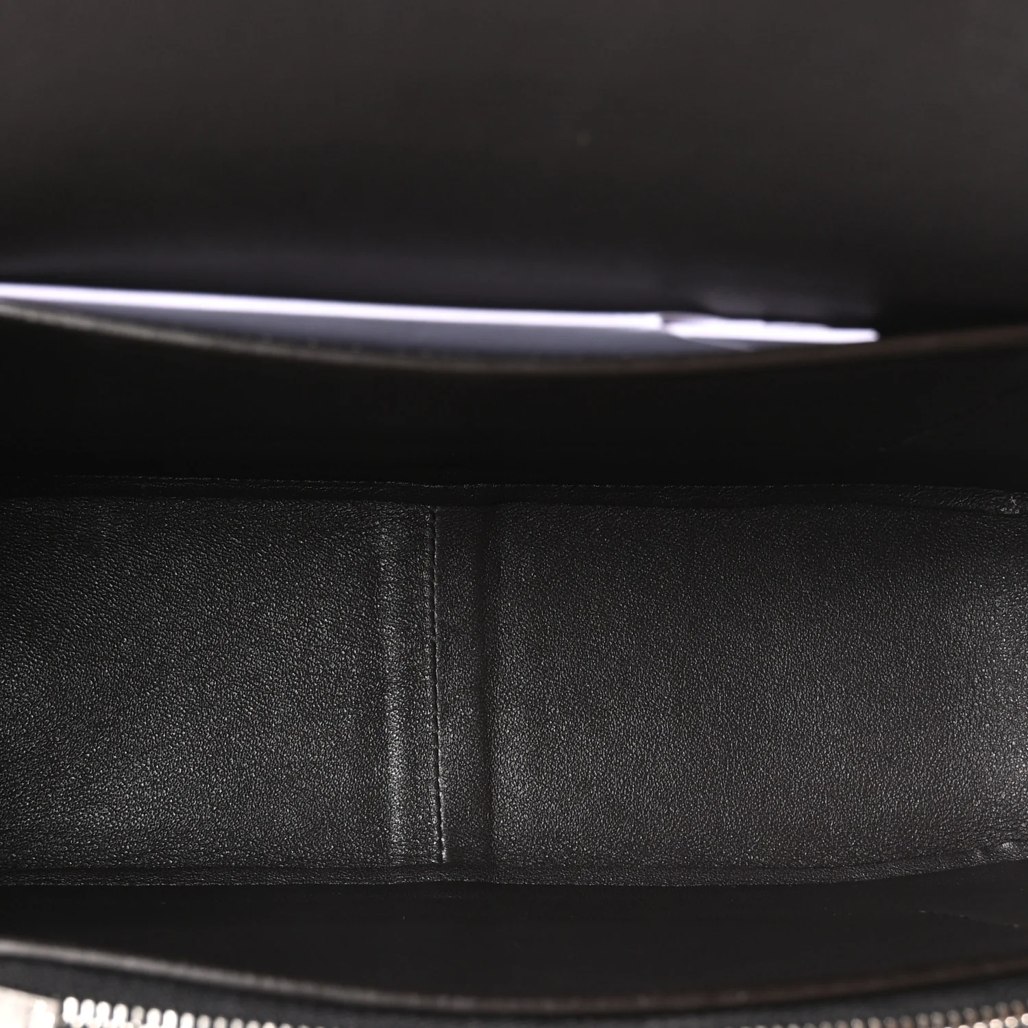 Shiny Smooth Calfskin Medium Frame Shoulder Bag Liquorice Antique Rose - Image 5