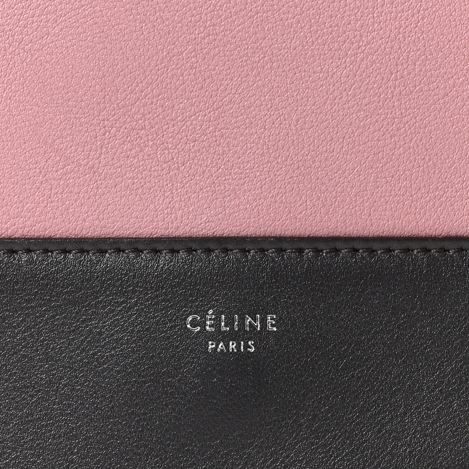 Shiny Smooth Calfskin Medium Frame Shoulder Bag Liquorice Antique Rose - Image 8