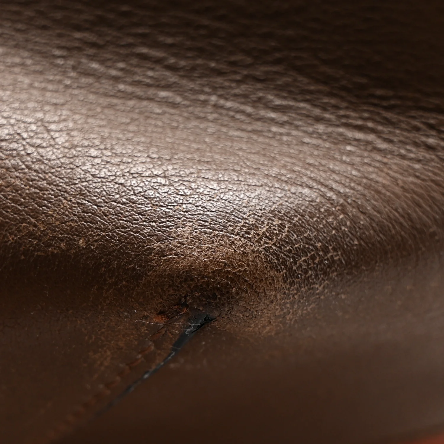Shiny Smooth Calfskin Small Twisted Cabas Camel Brick - Image 14