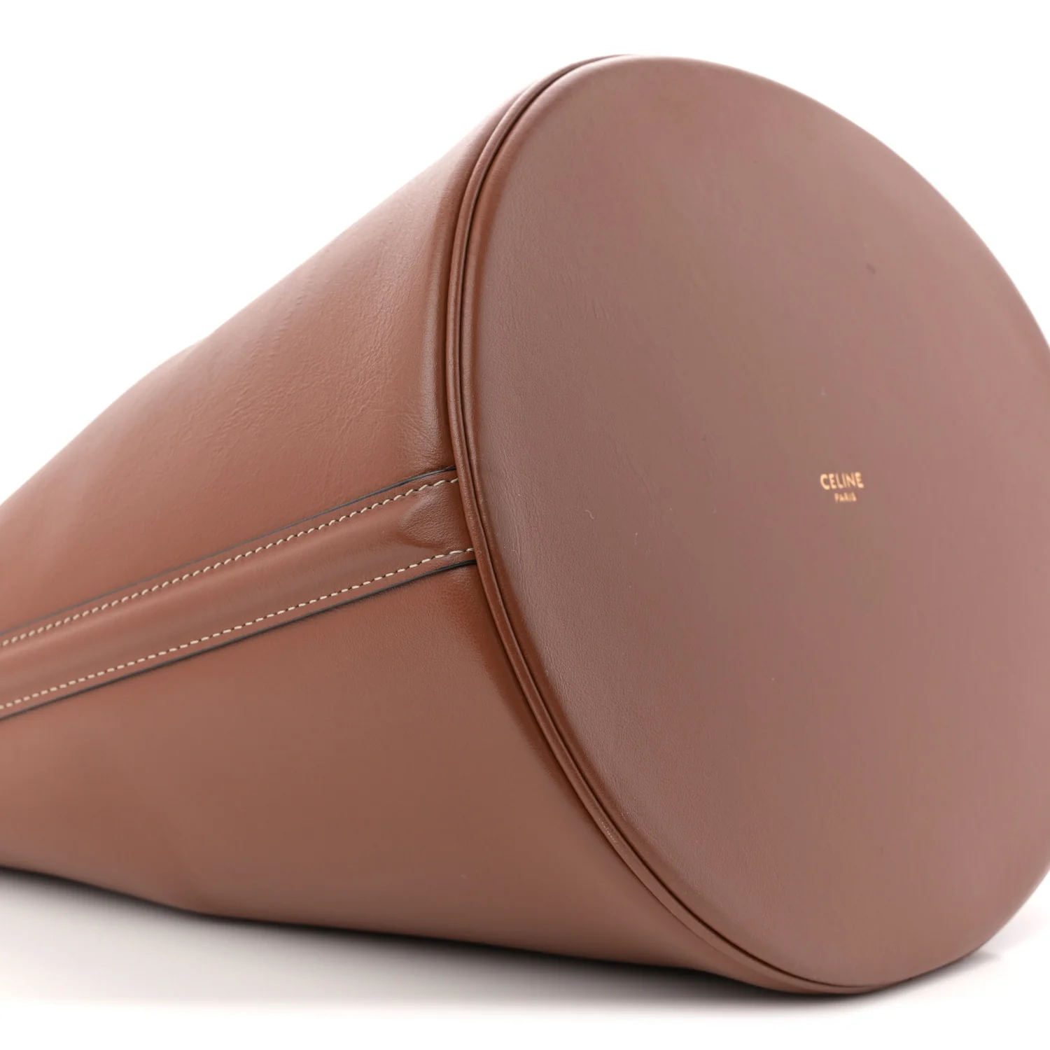 Smooth Calfskin Bucket 16 Bag Tan - Image 9