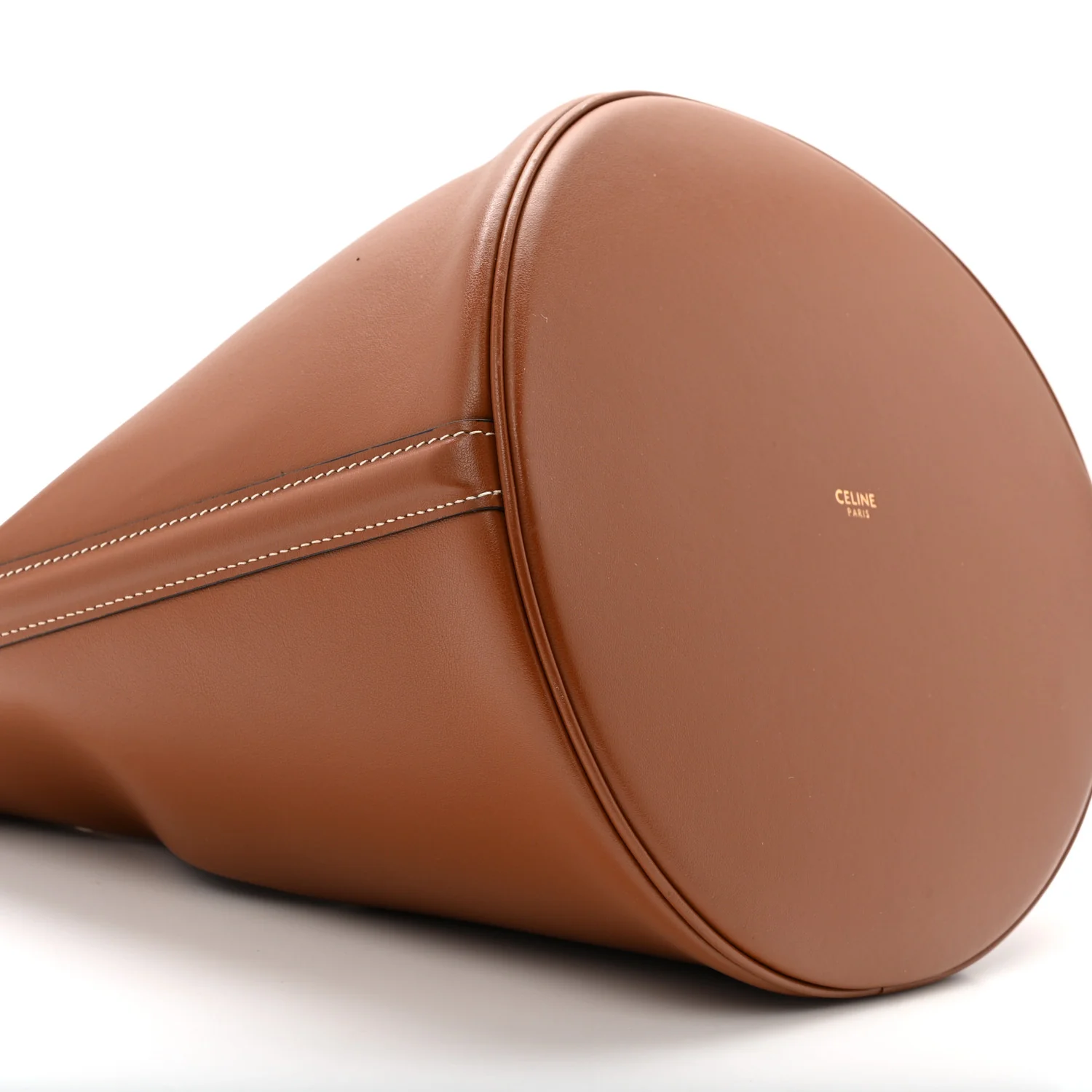 Smooth Calfskin Bucket 16 Bag Tan - Image 10