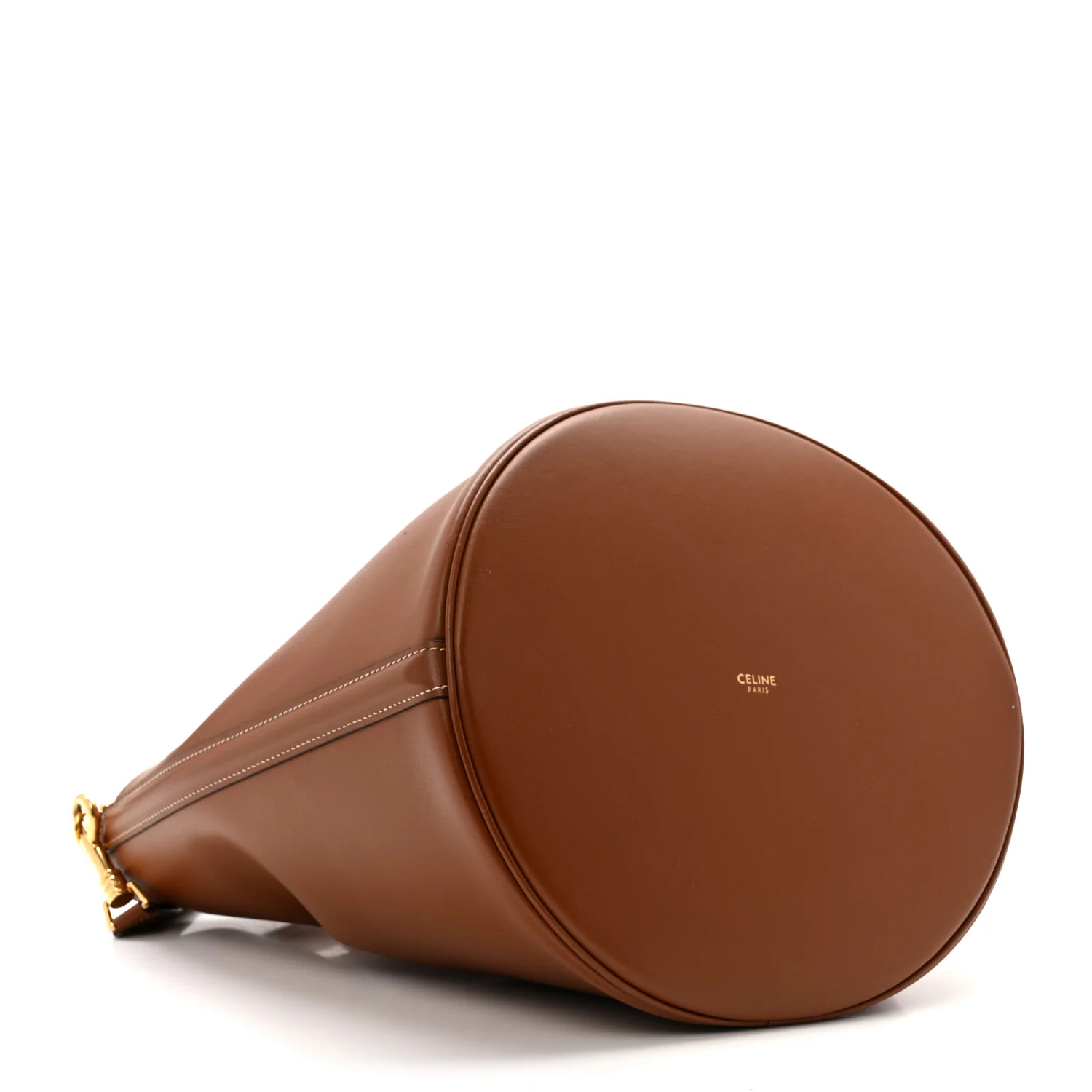 Smooth Calfskin Bucket 16 Bag Tan - Image 5