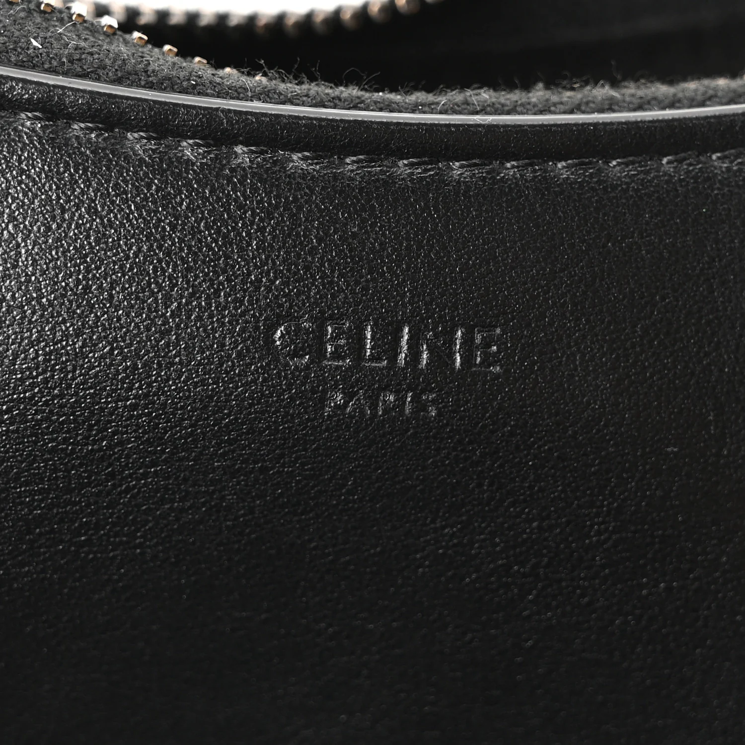 Smooth Calfskin Chain Strap Ava Shoulder Bag Black - Image 6