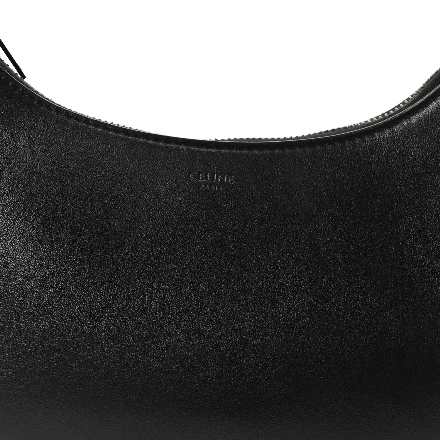 Smooth Calfskin Chain Strap Ava Shoulder Bag Black - Image 7