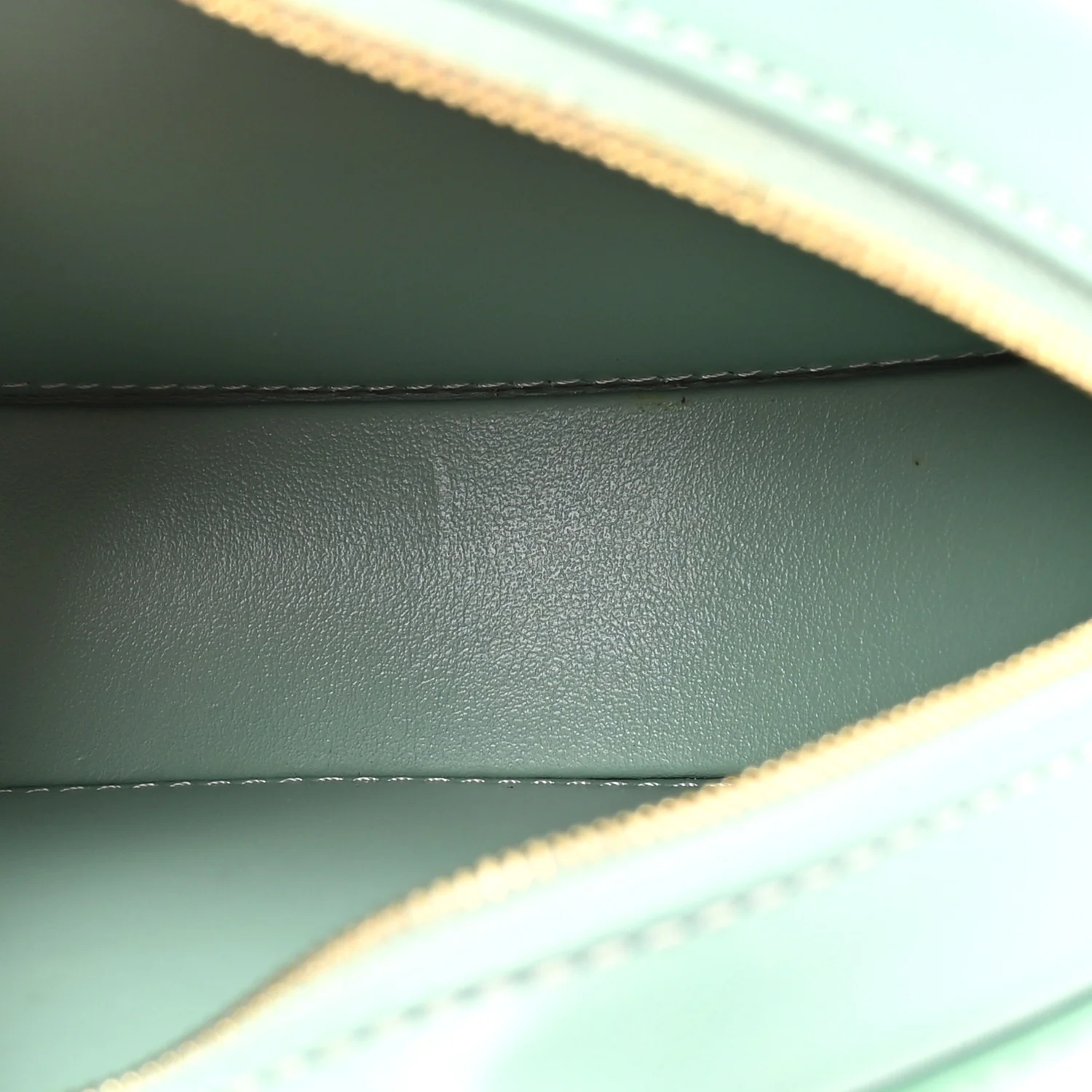 Smooth Calfskin Cuir Small Triomphe Oval Crossbody Purse Ice Mint - Image 5
