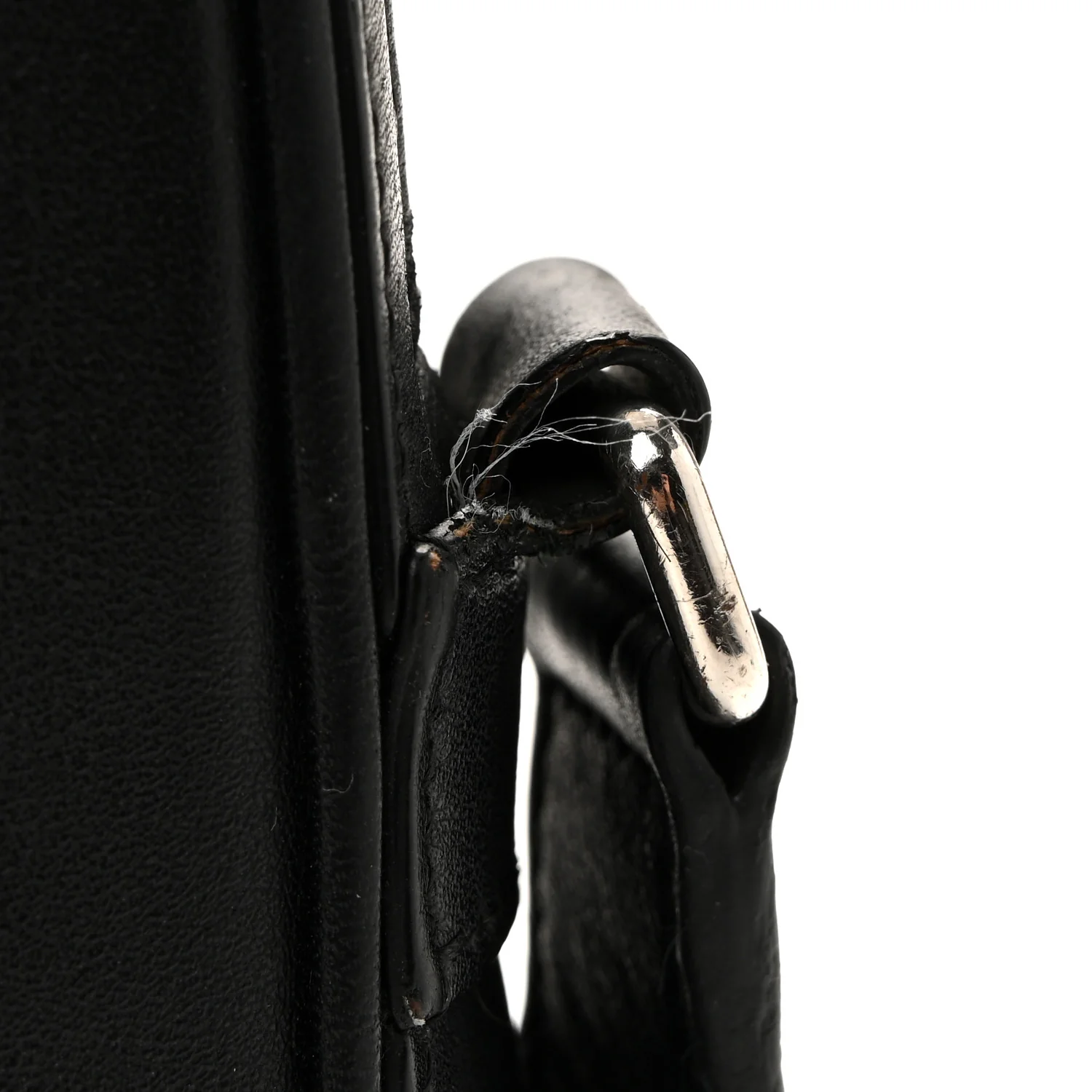 Smooth Calfskin Medium Messenger Bag Black - Image 12