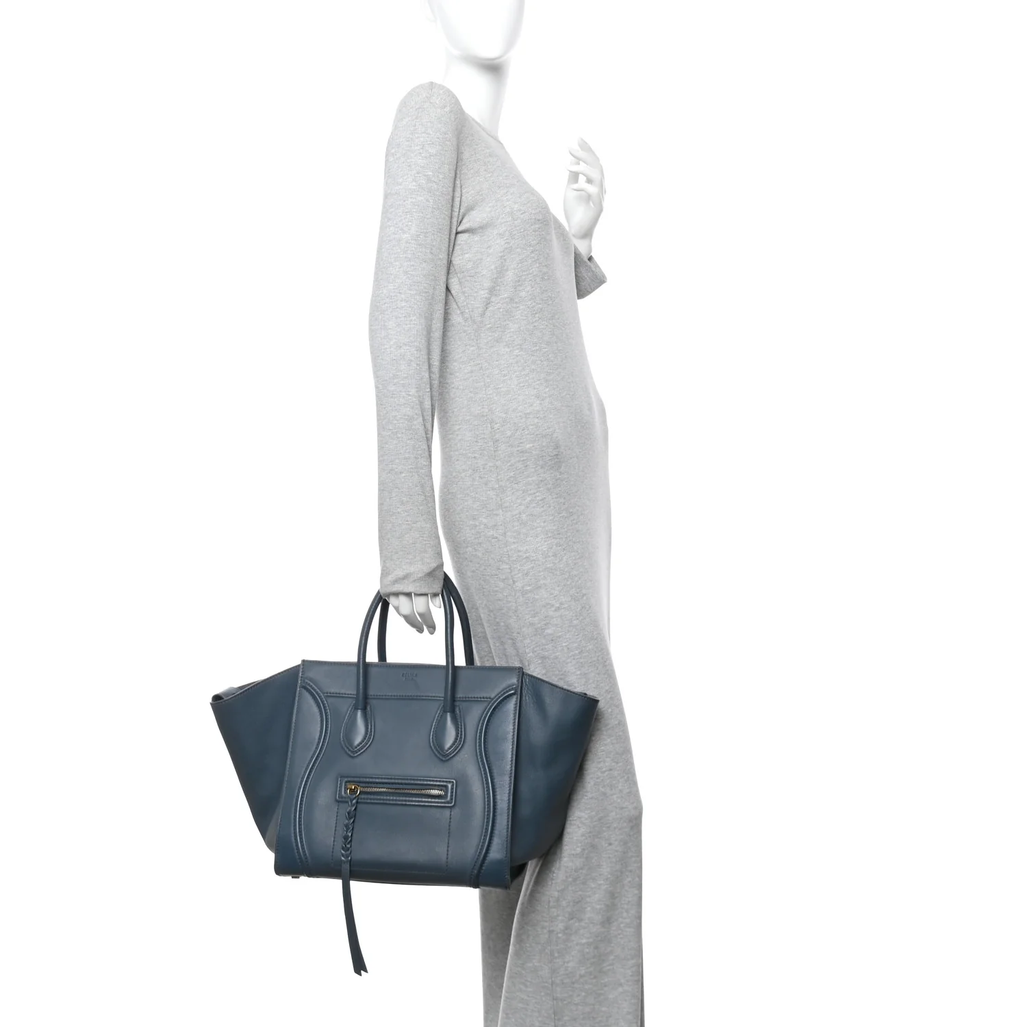 Smooth Calfskin Medium Phantom Luggage Slate - Image 2