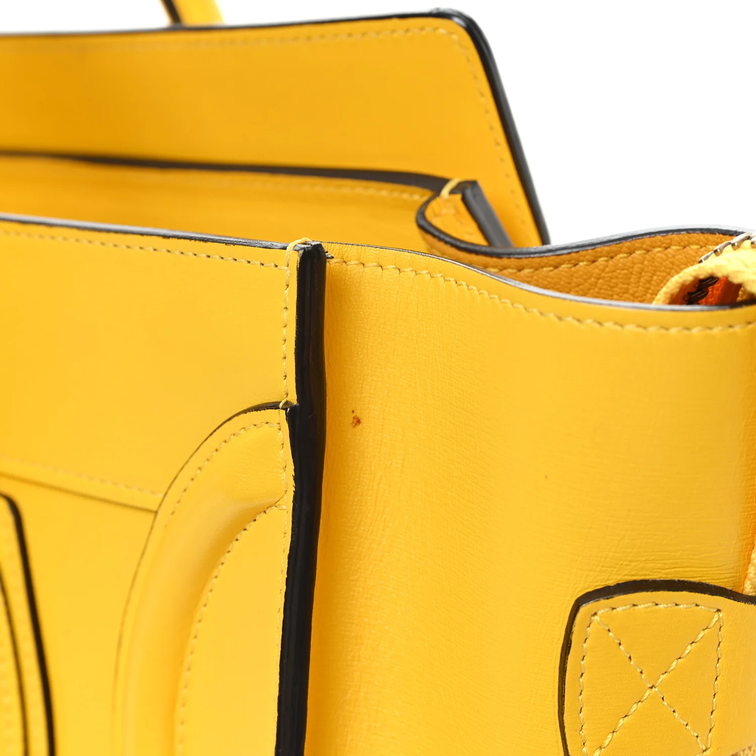 Smooth Calfskin Micro Luggage Citron - Image 10