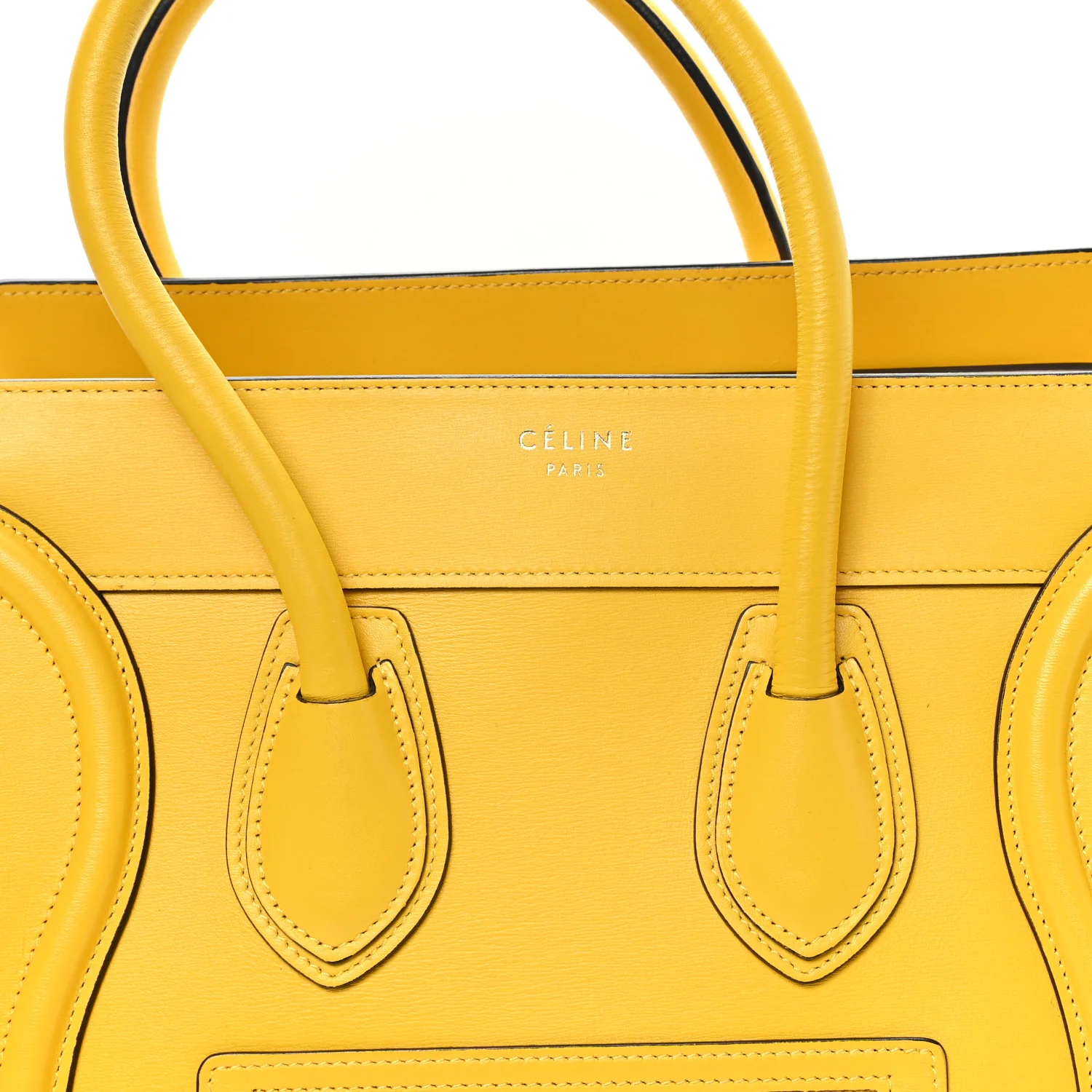 Smooth Calfskin Micro Luggage Citron - Image 7