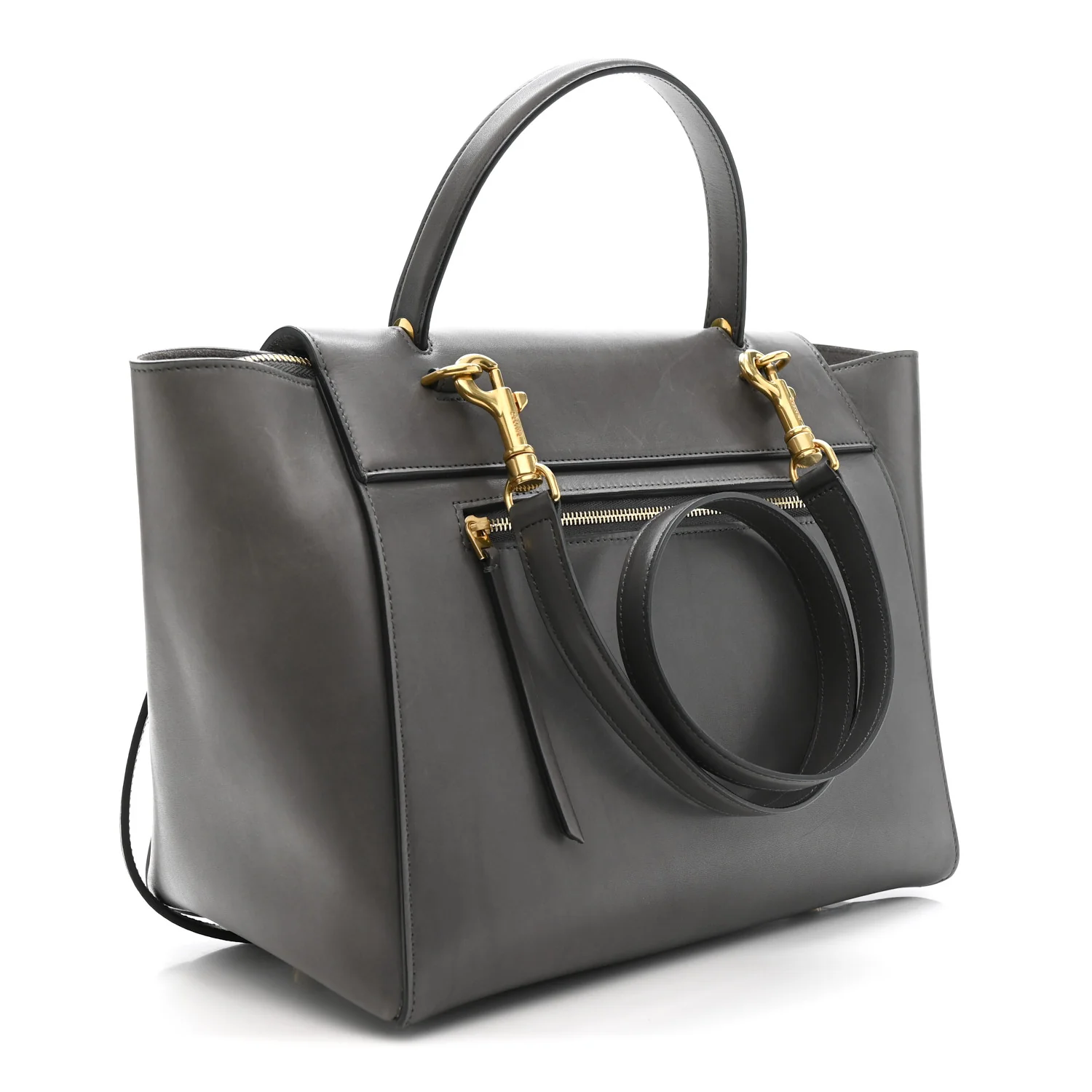 Smooth Calfskin Mini Belt Bag Grey - Image 3