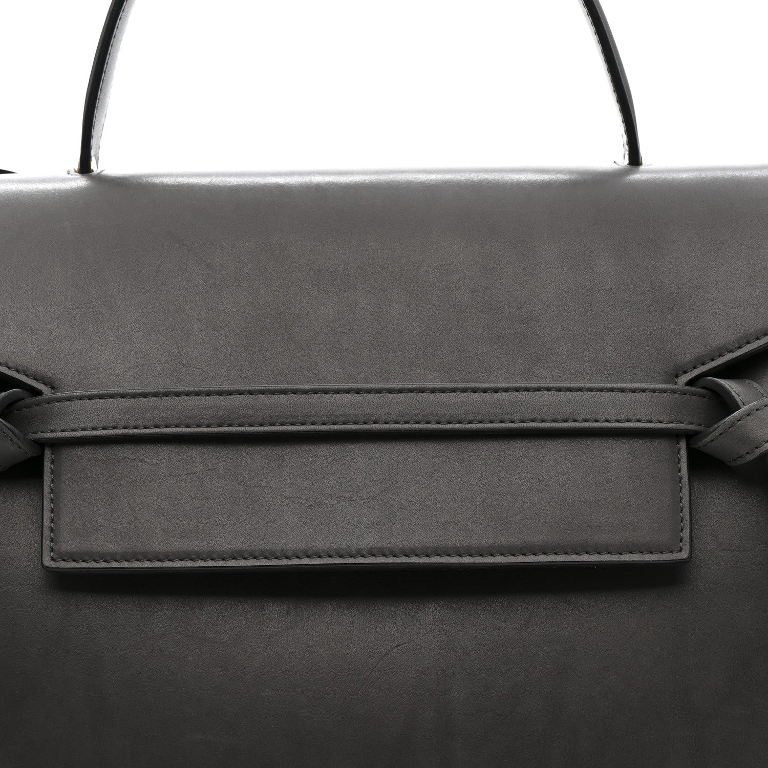 Smooth Calfskin Mini Belt Bag Grey - Image 9