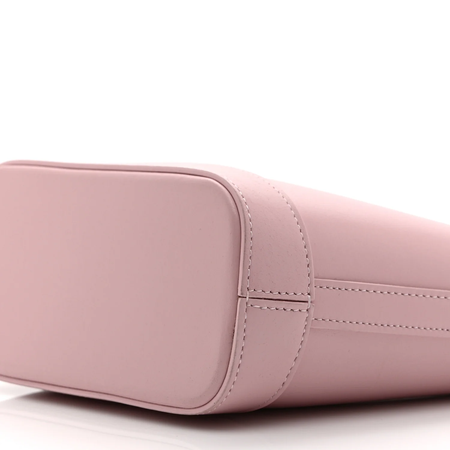 Smooth Calfskin Mini Cuir Triomphe Bucket Bag Light Pink - Image 9