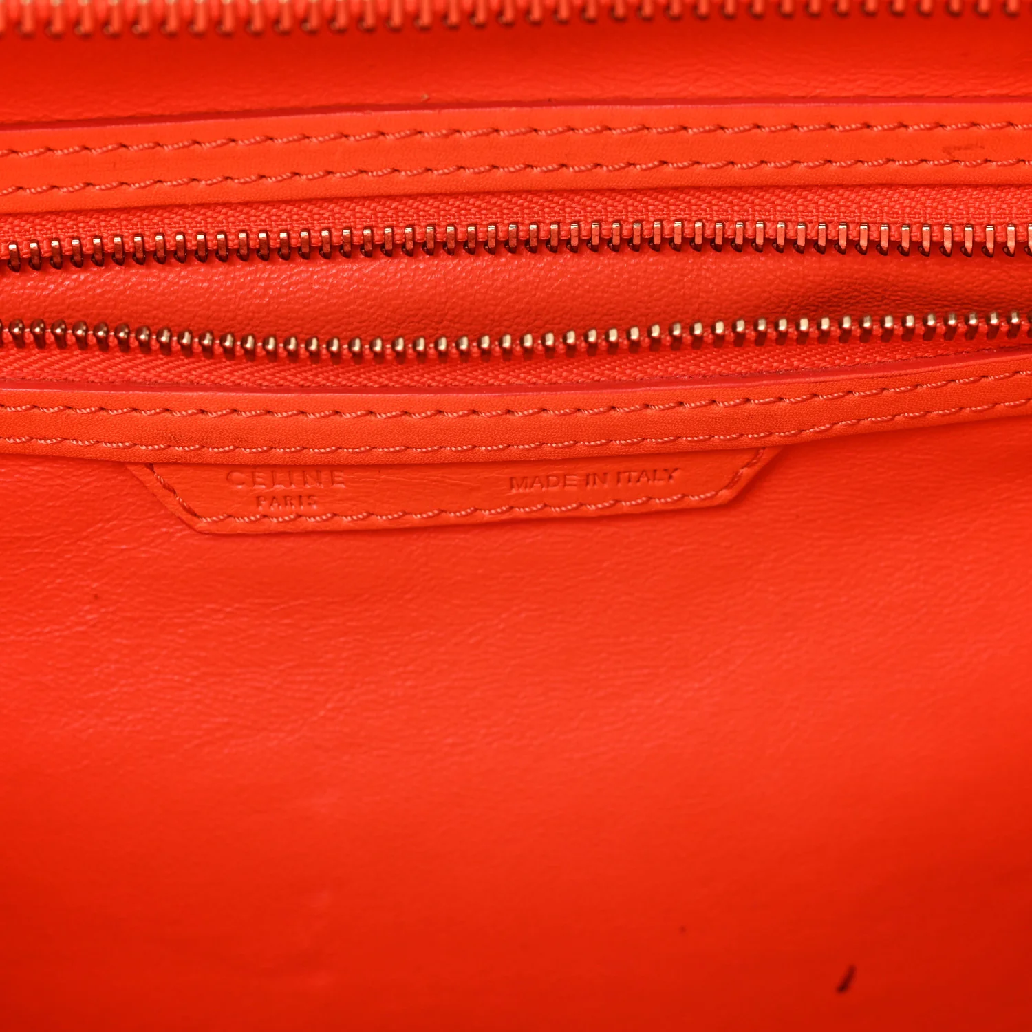 Smooth Calfskin Mini Luggage Bright Orange Bright Orange - Image 6